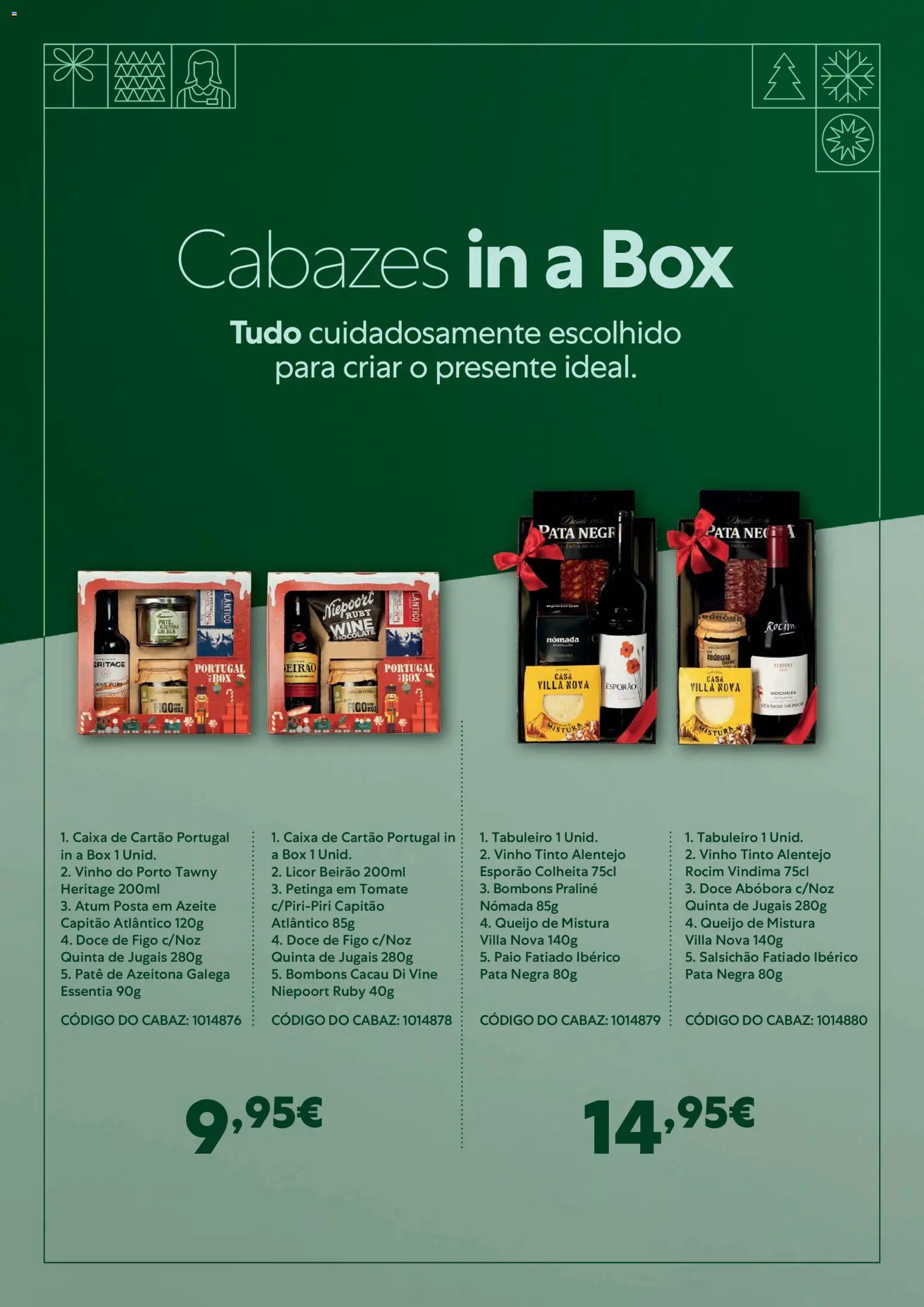 Recheio Catálogo Cabazes Natal │ válido de 22/09/2026 | Página: 3 | Produtos: Cacau, Licor, Queijo, Abóbora
