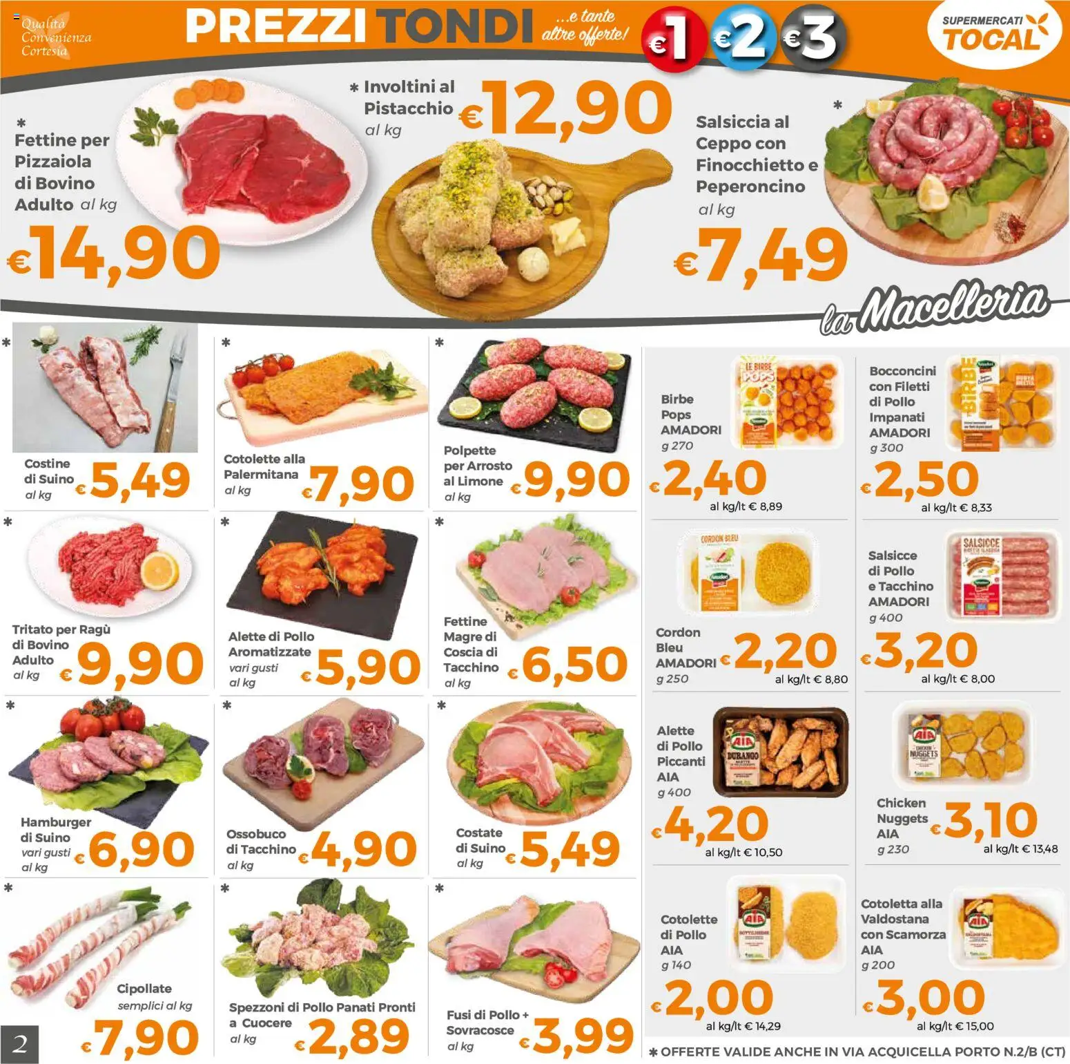 Volantino Tocal del 22/09/2026 | Pagina: 2 | Prodotti: Pistacchio, Nuggets, Ragú, Hamburger
