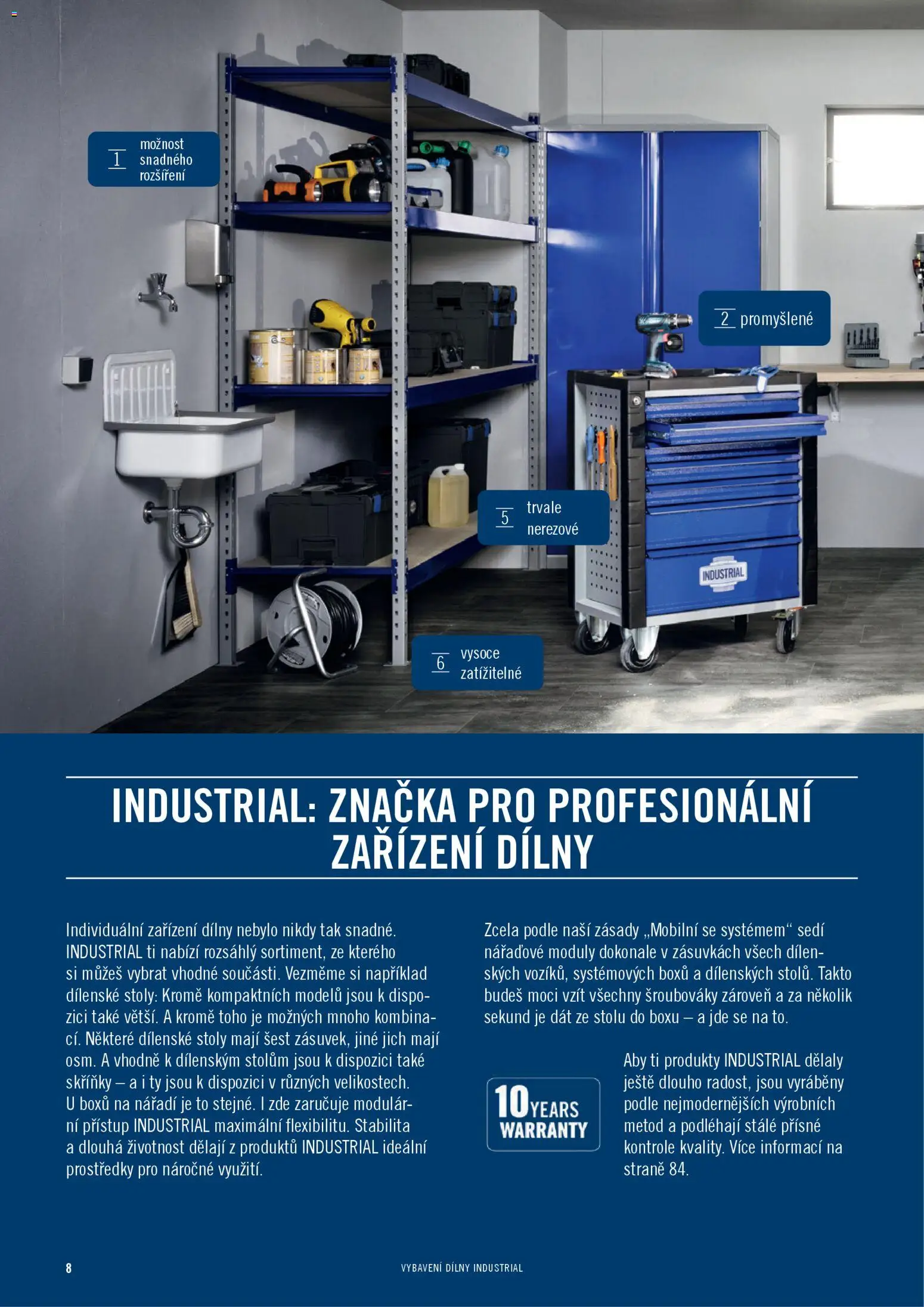 HORNBACH leták - Industrial vybavení dílny od 01.01.2026 | Strana: 8 | Produkty: Nářadí