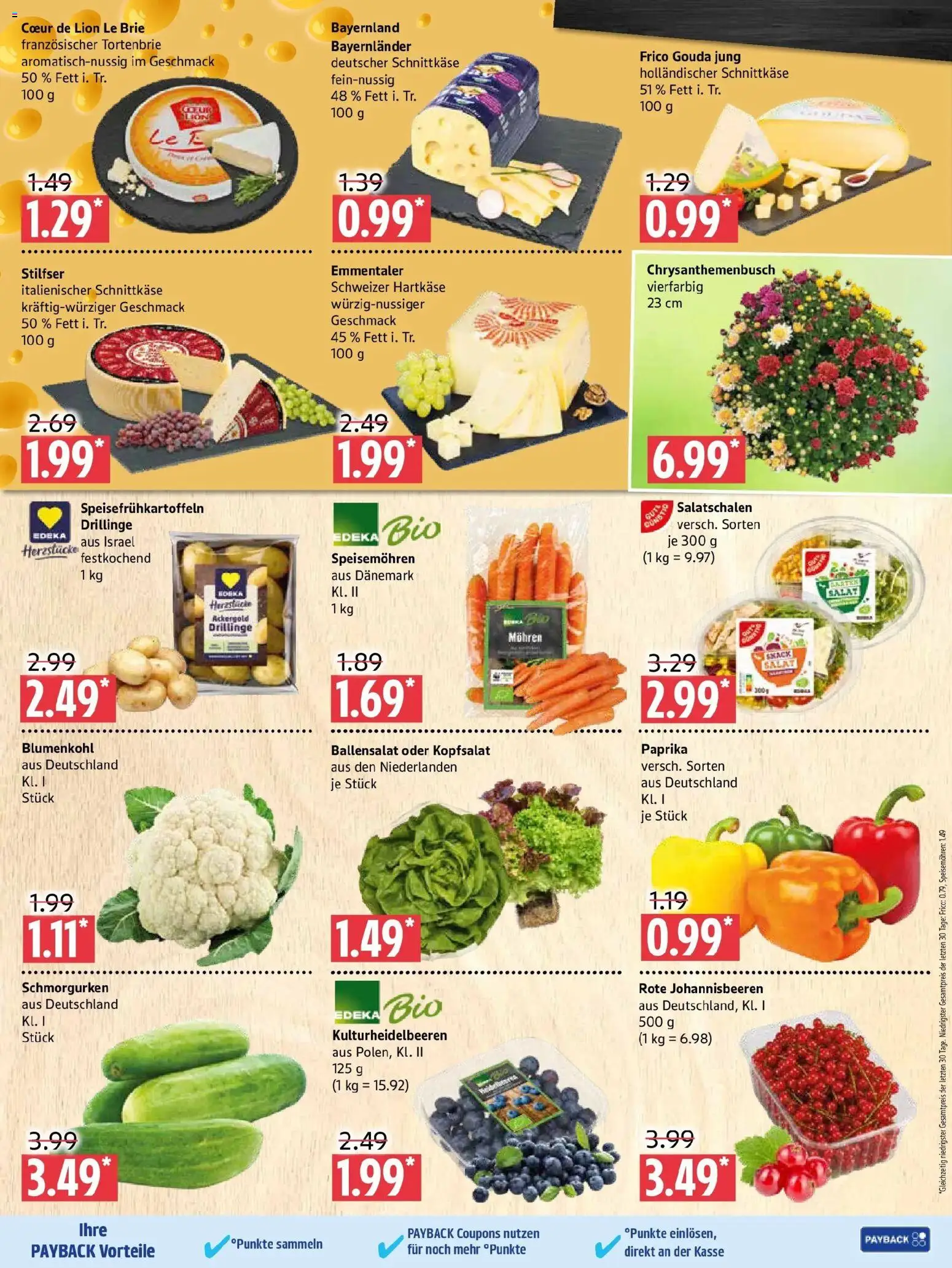 Marktkauf Prospekt Prenzlau – gültig ab 10.08.2026 | Seite: 3 | Produkte: Gouda, Mohren, Paprika, Salat