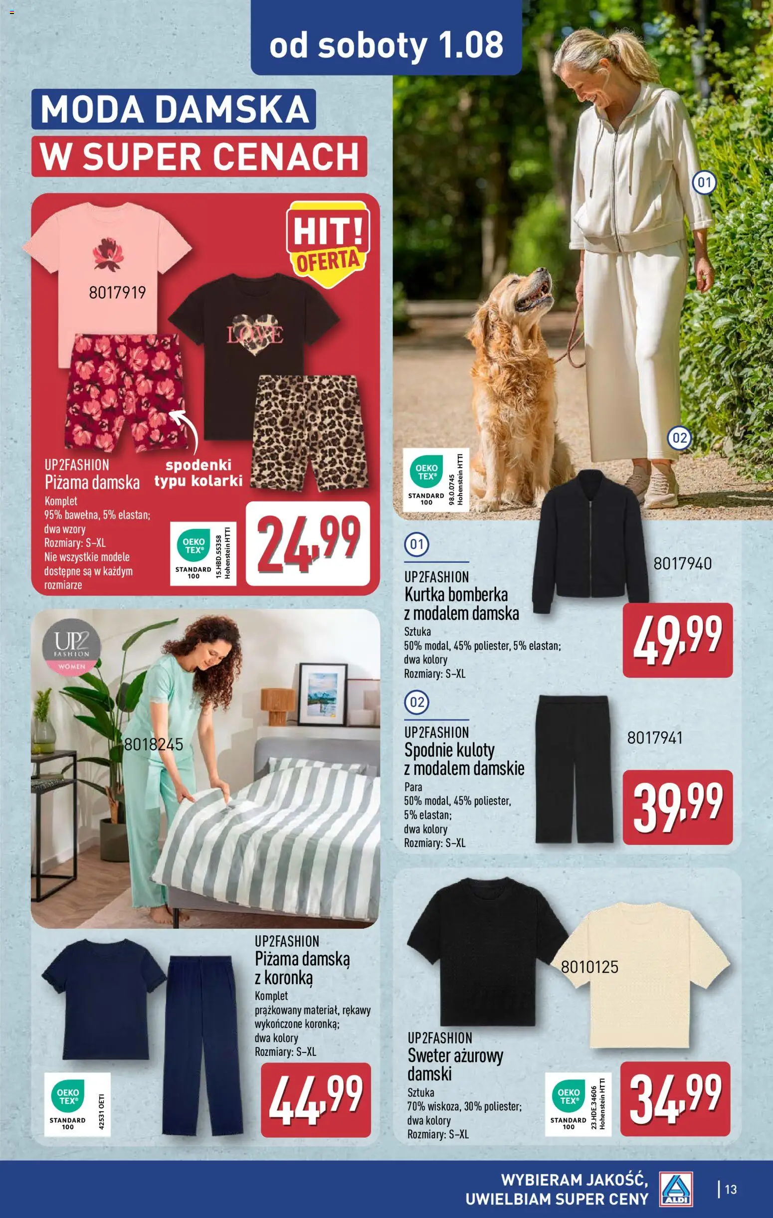 Aldi Polsko leták - Ostatnie sztuki w wybranych sklepach od 29.07.2026 | Strana: 13