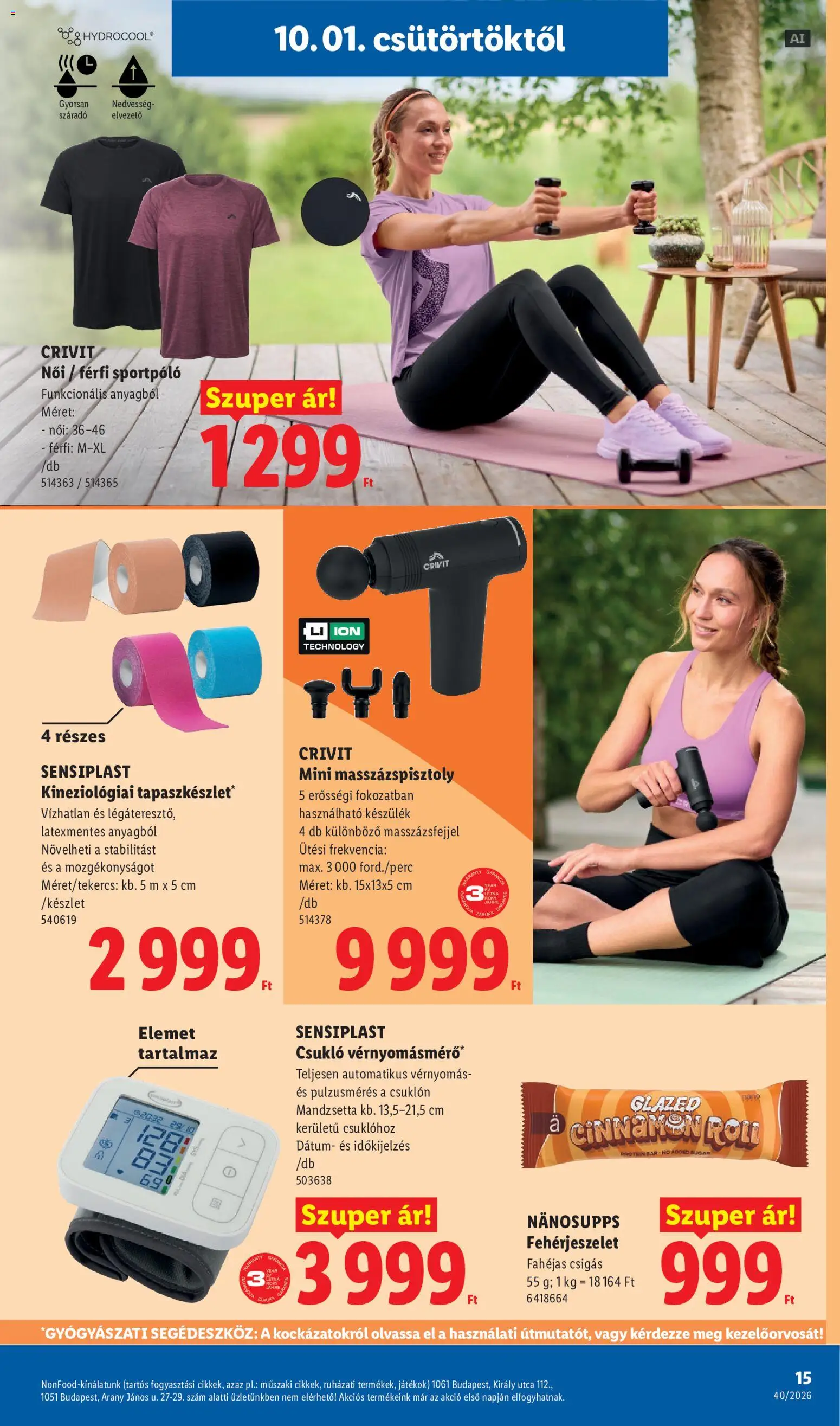 Lidl akciós ujság - amely érvényes a következő dátumtól: 2026.10.01. | Oldal: 15