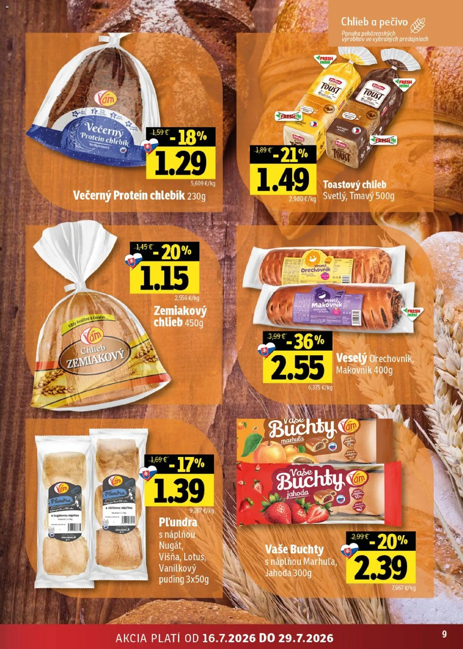 Nové Fresh akcie – leták je platný od 16.07.2026 | Strana: 9