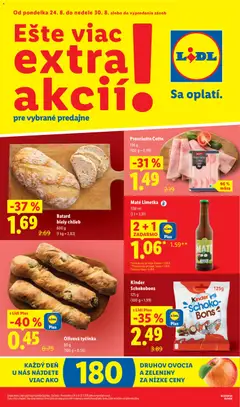 Lidl leták platný od 24.08.2026