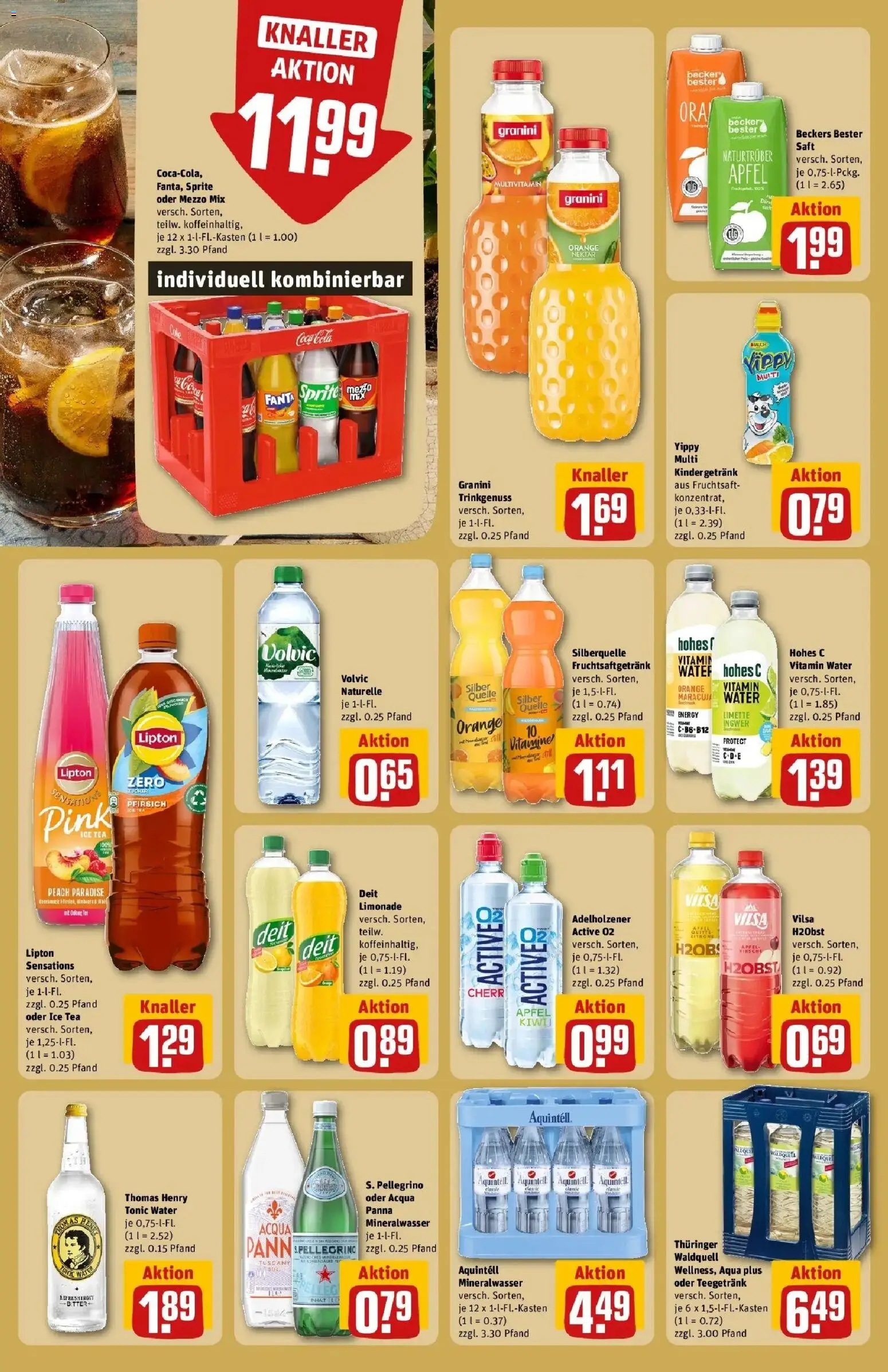 REWE Prospekt ab 28.09.2026 zum Blättern » Angebote | Seite: 26 | Produkte: Äpfel, Limonade, Pfirsich, Volvic