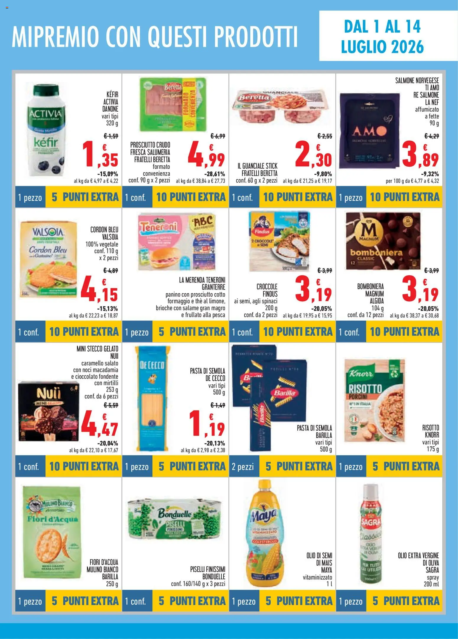 Volantino Conad del 17.06.2026 | Pagina: 9 | Prodotti: Prosciutto Cotto, Olive, Spinaci, Olio extra vergine