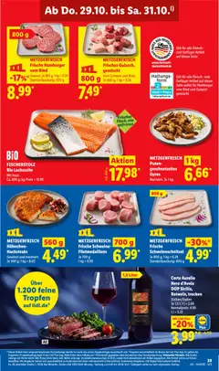 METZGERFRISCH Frisches Gulasch, gemischt, Vom Schwein und Rind. ab 26.10.2026 gültig | Seite: 59