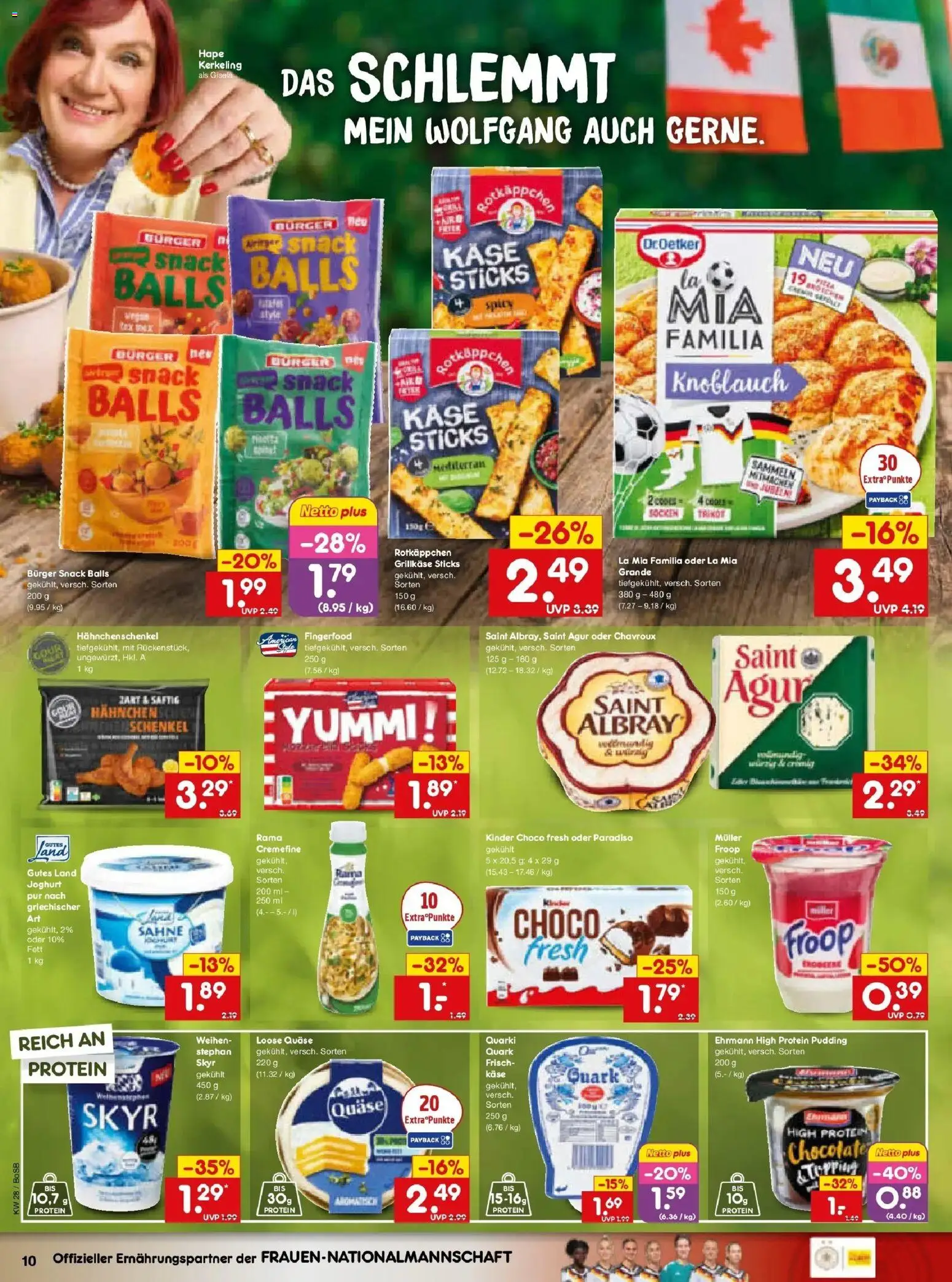 Netto Marken-Discount - Netto: Wochenangebote – gültig ab 05.07.2026 | Seite: 14 | Produkte: Froop, Quark, Hahnchenschenkel, Knoblauch