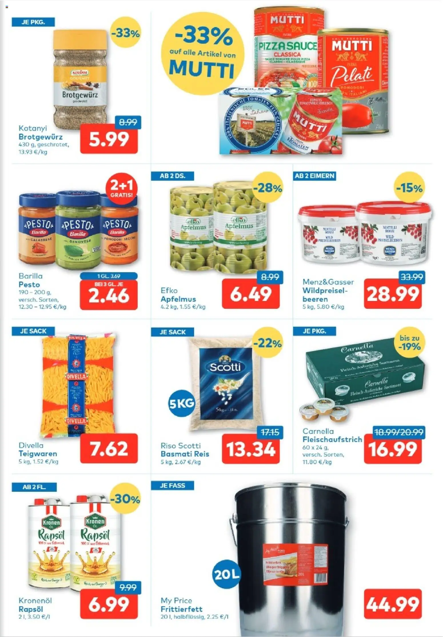 T&G Tirol gültig ab 16.07.2026 | Seite: 5 | Produkte: Reis