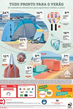 Pré-visualização Continente folheto válido de 07/07/2026 | Página: 54 | Produtos: Tenda, Telemóvel, Alhos, Cadeira