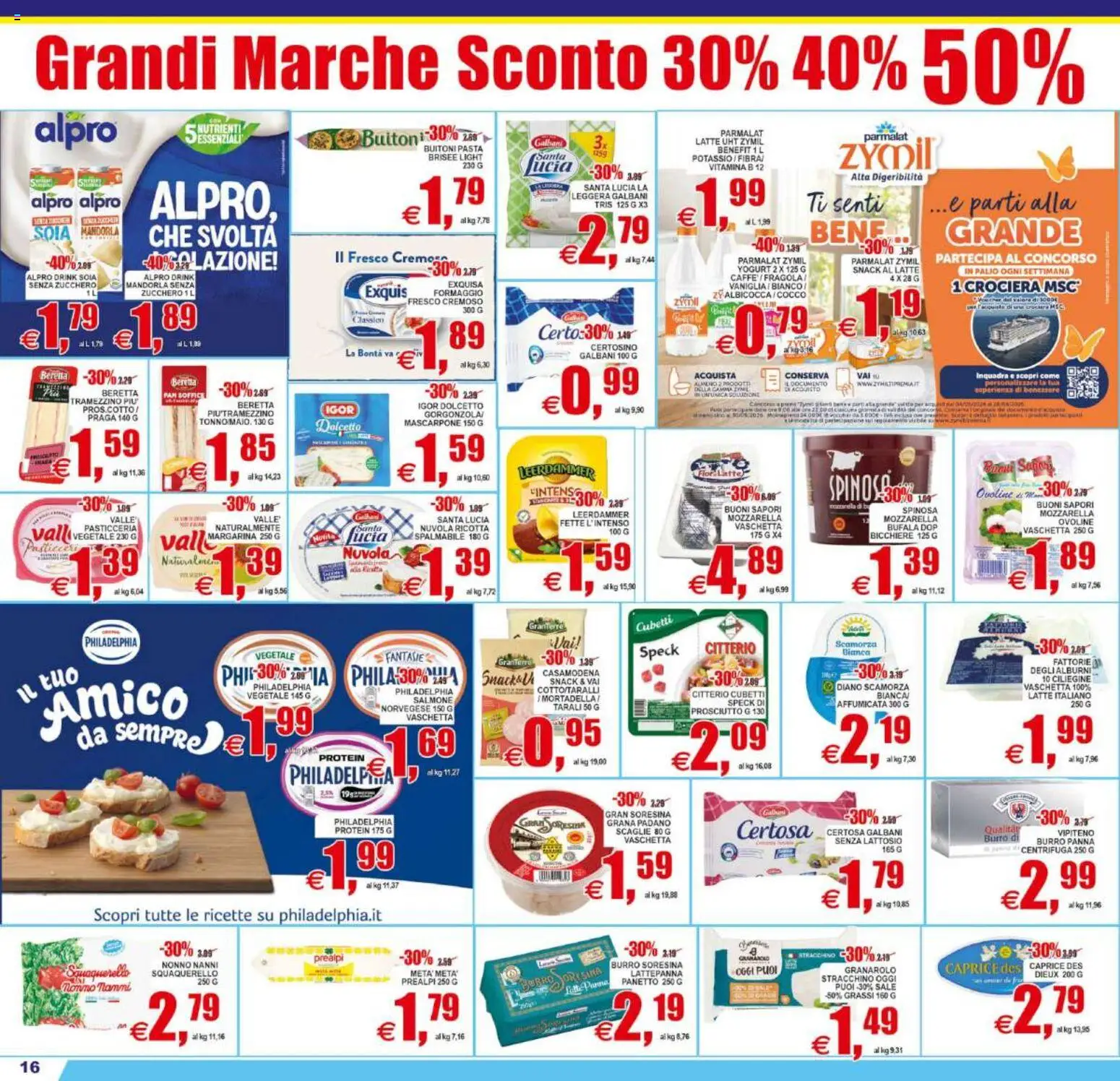Volantino Pewex del 29.05.2026 | Pagina: 16 | Prodotti: Panna, Sale, Grana Padano, Margarina
