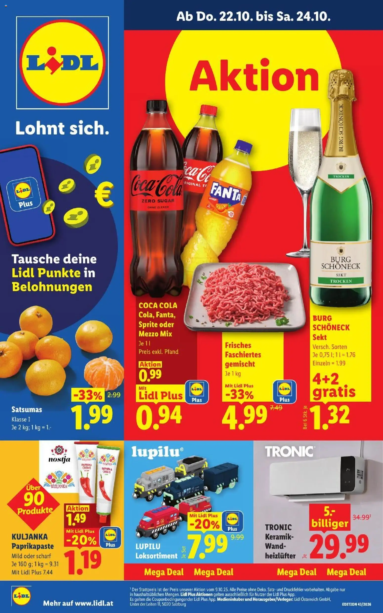 Lidl Flugblatt gültig ab 22.10.2026 | Seite: 1