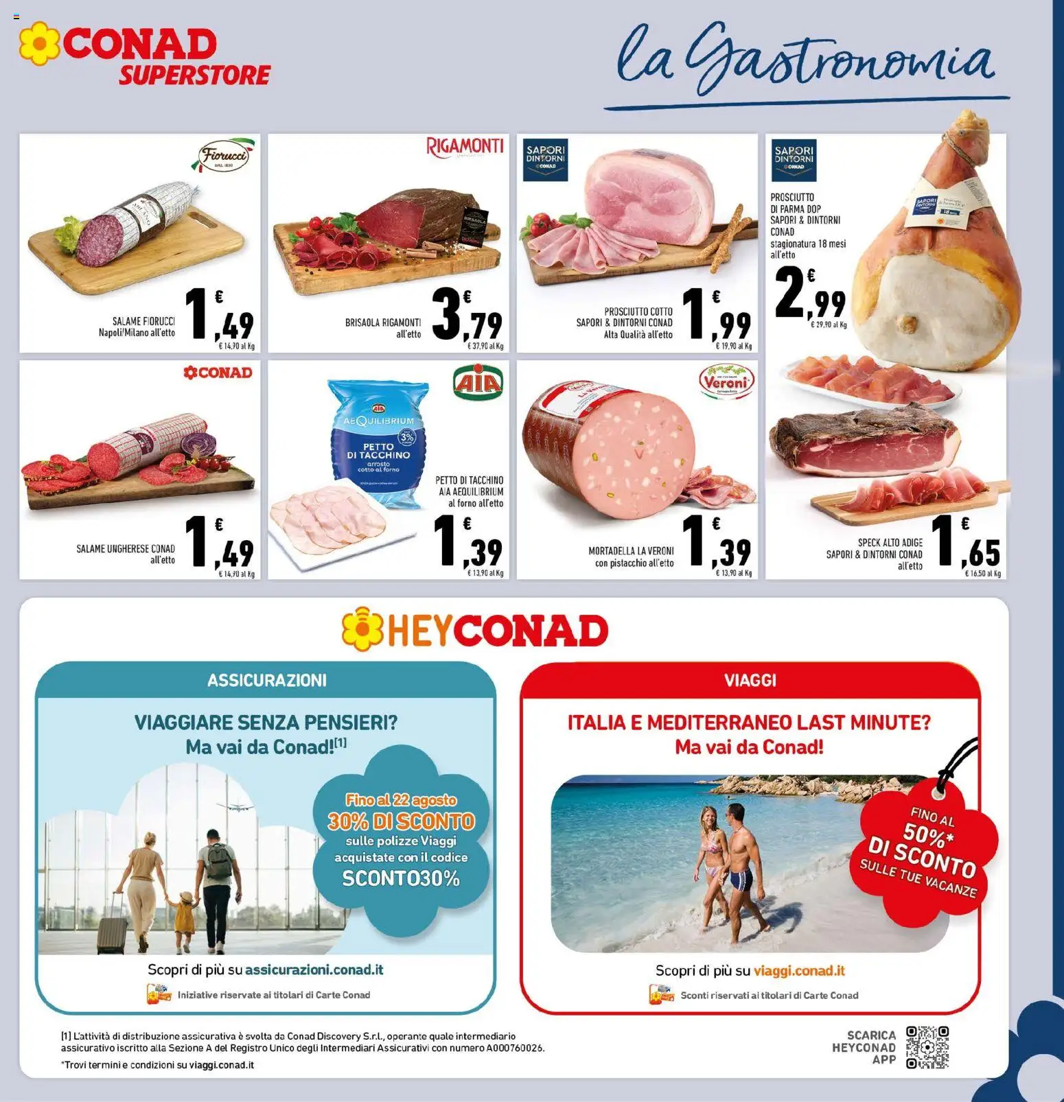 Volantino Conad del 15/07/2026 | Pagina: 11 | Prodotti: Arrosto, Prosciutto di Parma, Prosciutto Cotto, Tacchino