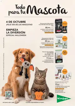 Vista previa El Corte Inglés Mascota válido desde el 01/10/2026