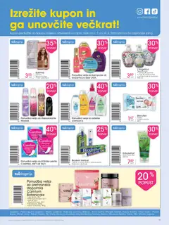 Tuš katalog akcije – veljaven od 03.07.2026 | Stran: 19 | Izdelki: Tekoče milo, Barva za lase, Milo, Voda