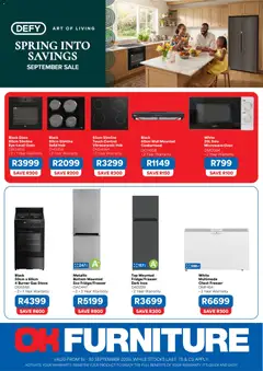 OK Furniture specials catalogue – valid from 15/09/2026