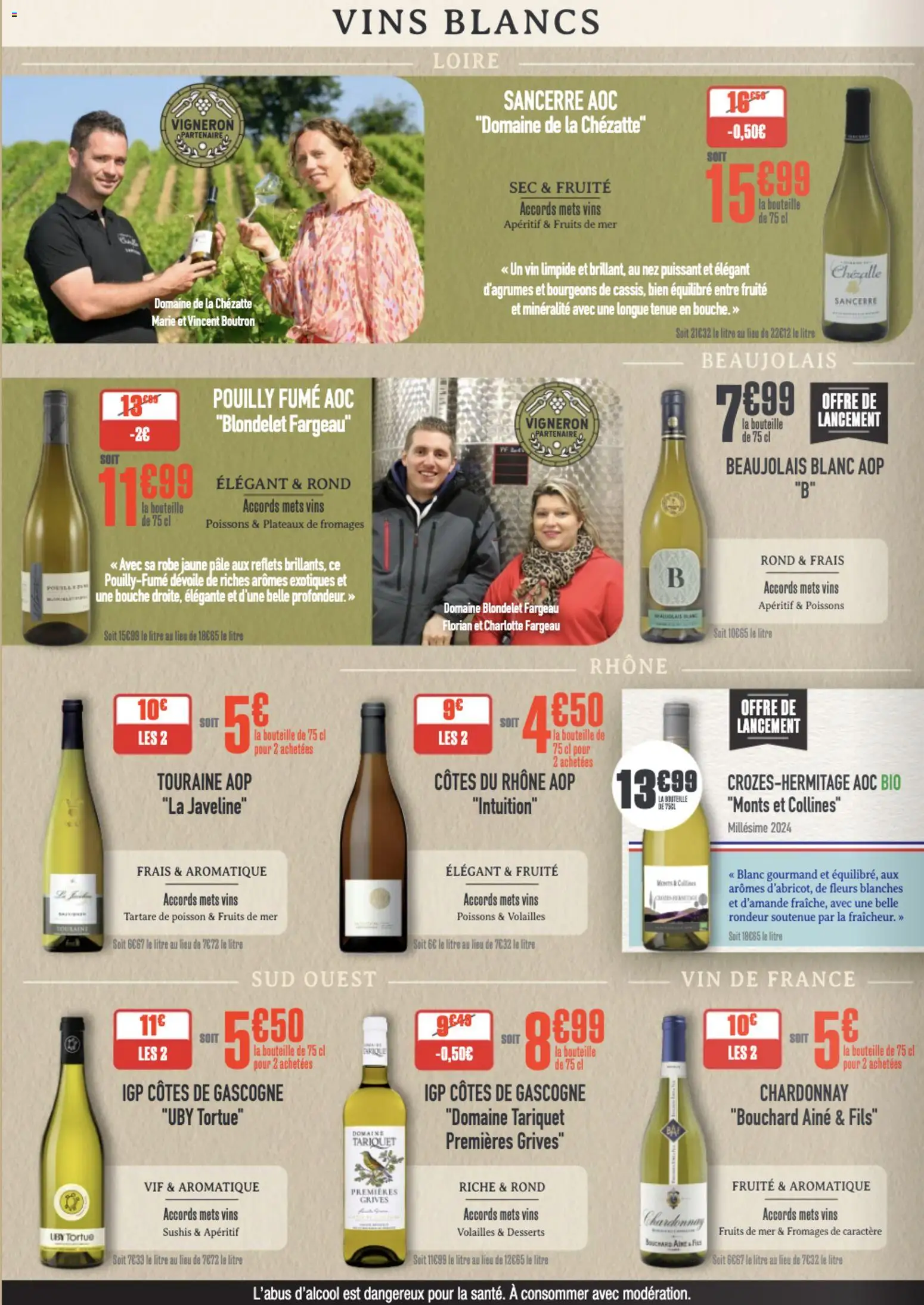 {H1} | Page: 4 | Produits: Apéritif, Poissons, Vin, Poisson