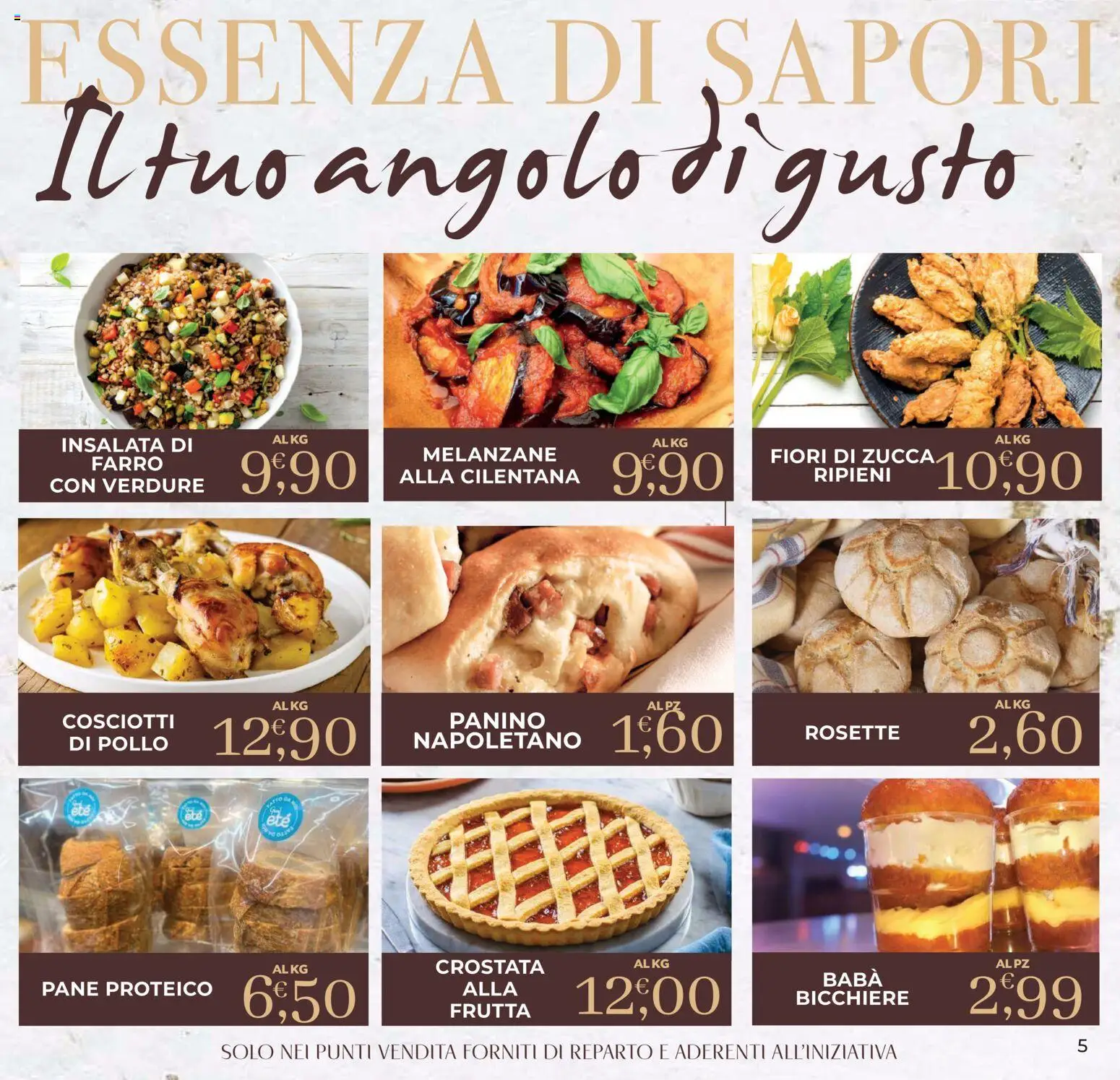Volantino Eté del 02.06.2026 | Pagina: 5 | Prodotti: Pane, Verdure, Frutta, Melanzane