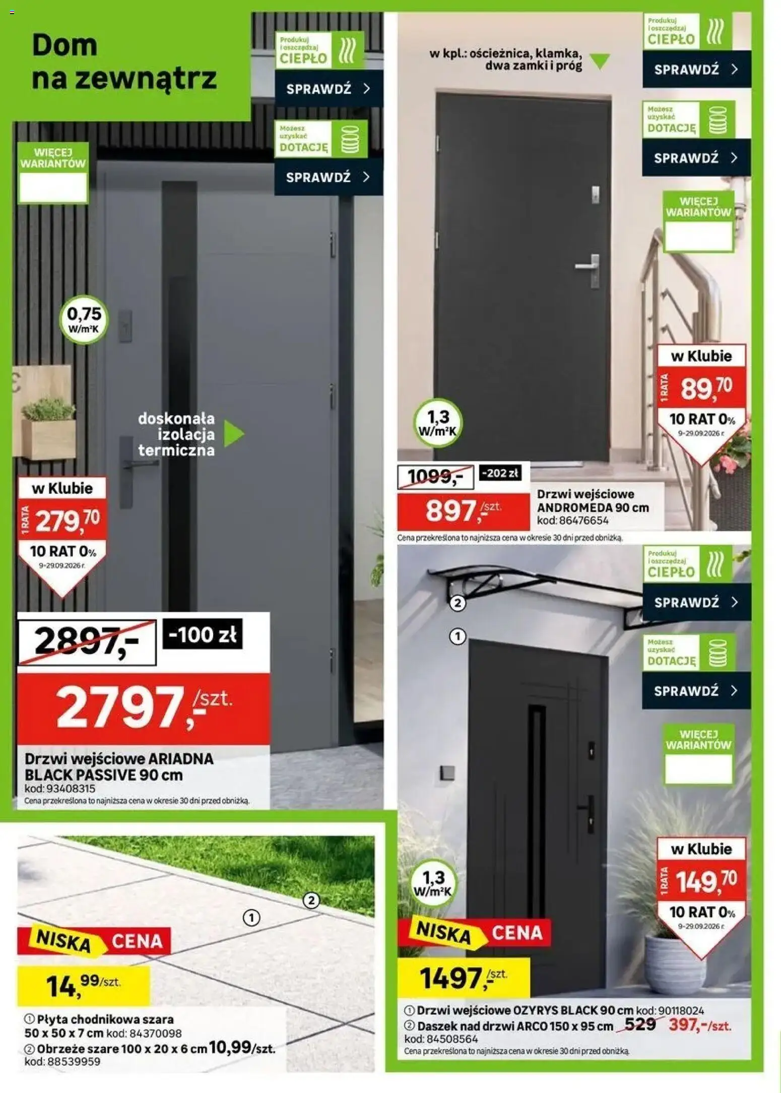 Leroy Merlin gazetka od (09.09.2026 - 29.09.2026) | Strona: 8 | Produkty: Drzwi