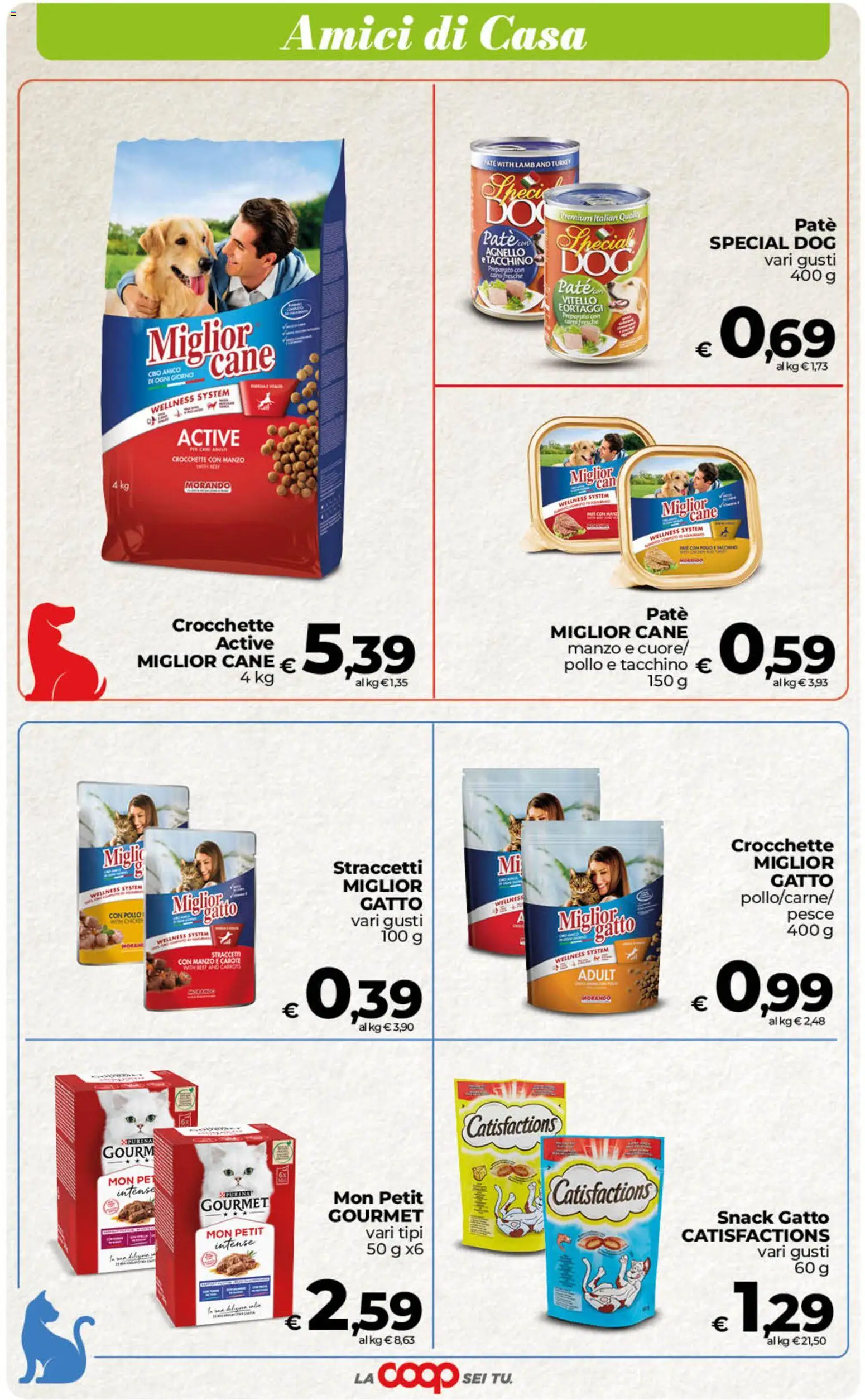 Volantino Ipercoop del 22/09/2026 | Pagina: 51 | Prodotti: Pollo, Pesce, Carote, Crocchette