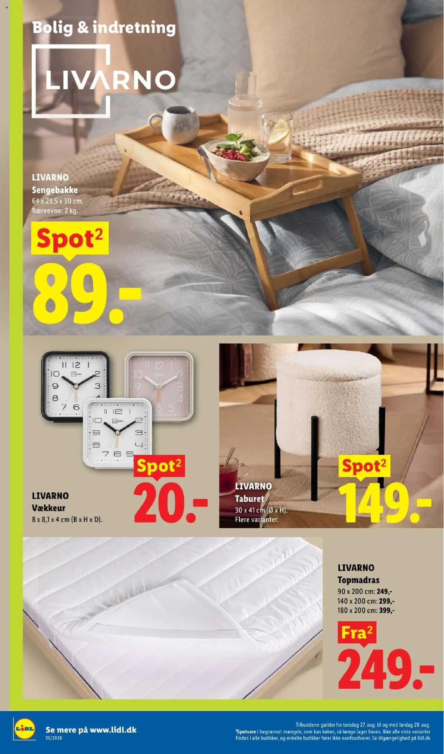 Lidl tilbudsavis – gyldig fra 23/08/2026 | Side: 34 | Produkter: Vækkeur, Søm