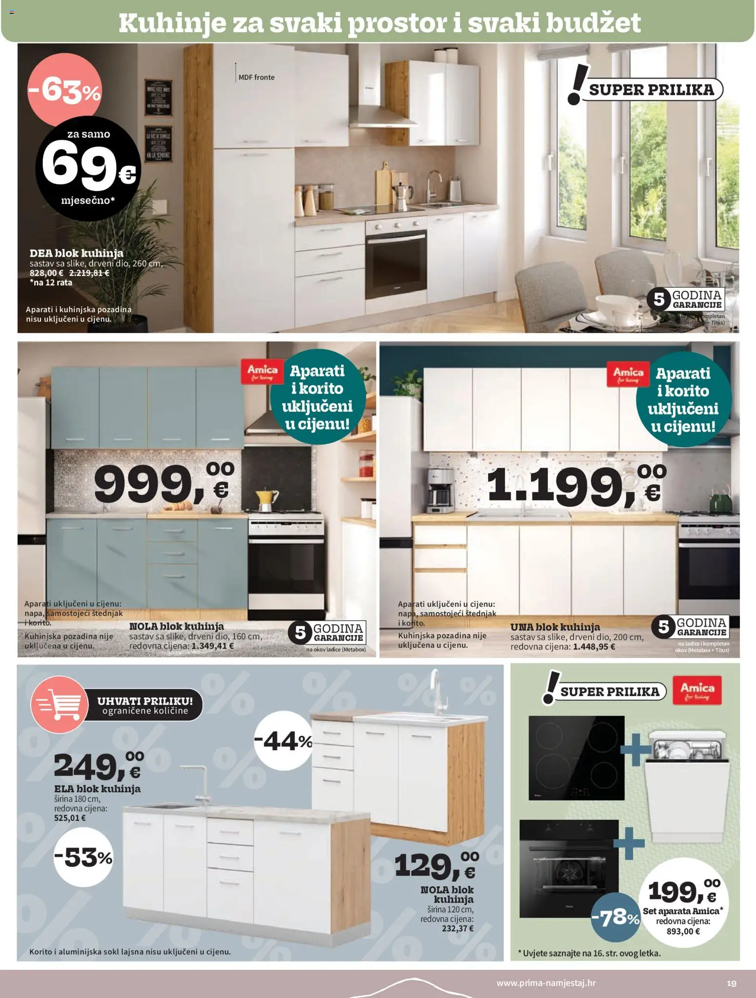 Prima katalog | vrijedi od 01.04.2026 | Stranica: 19 | Proizvodi: Ladice, Kuhinja, Štednjak
