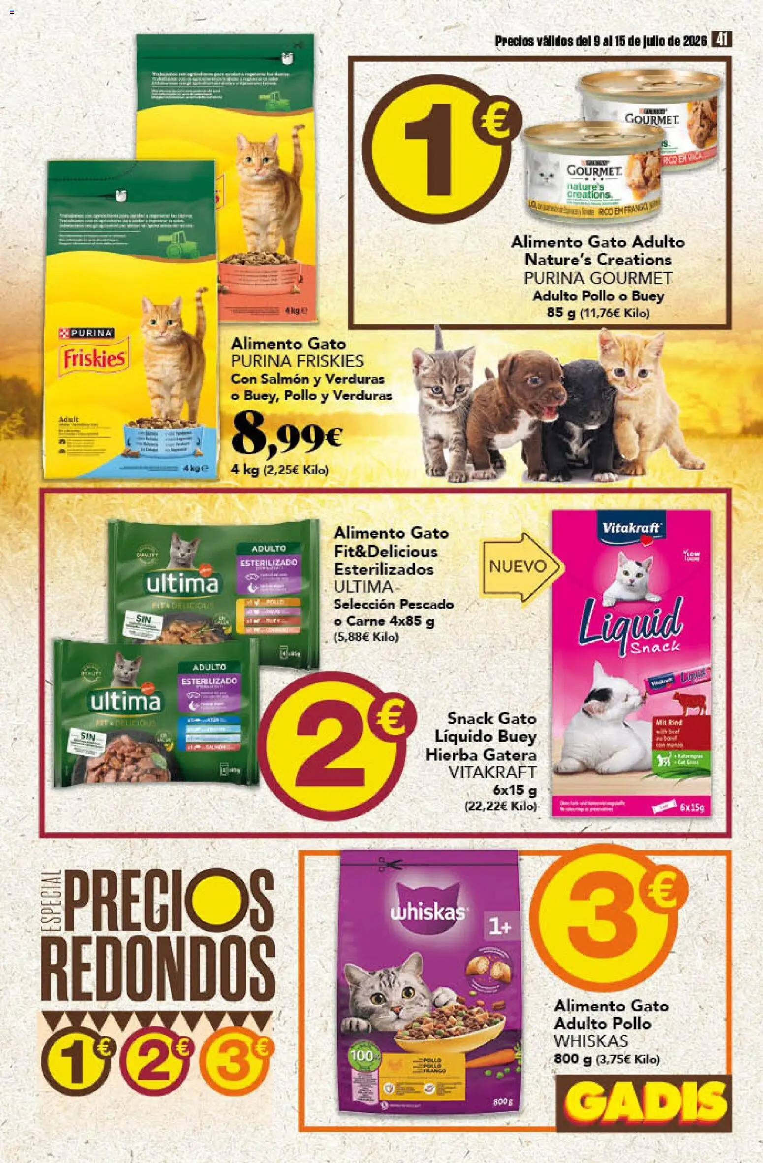 Gadis folleto │ válido desde el 09/07/2026 | Página: 41 | Productos: Pescado