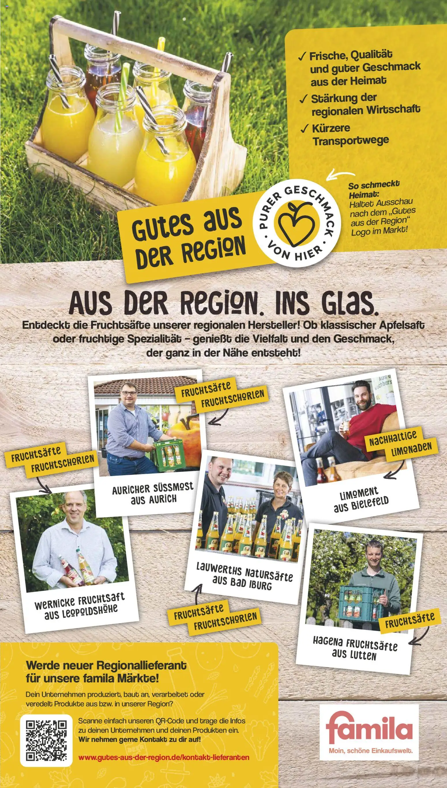 Famila Nordwest Prospekt – gültig ab 10.08.2026 | Seite: 25 | Produkte: Bad, Apfelsaft, Fruchtsaft