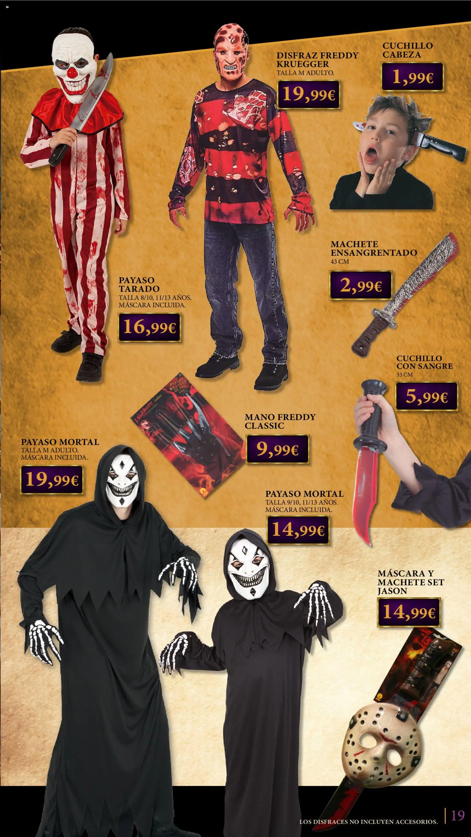 Toy Planet catálogo Disfraces Halloween │ válido desde el 08/10/2026 | Página: 19 | Productos: Máscara