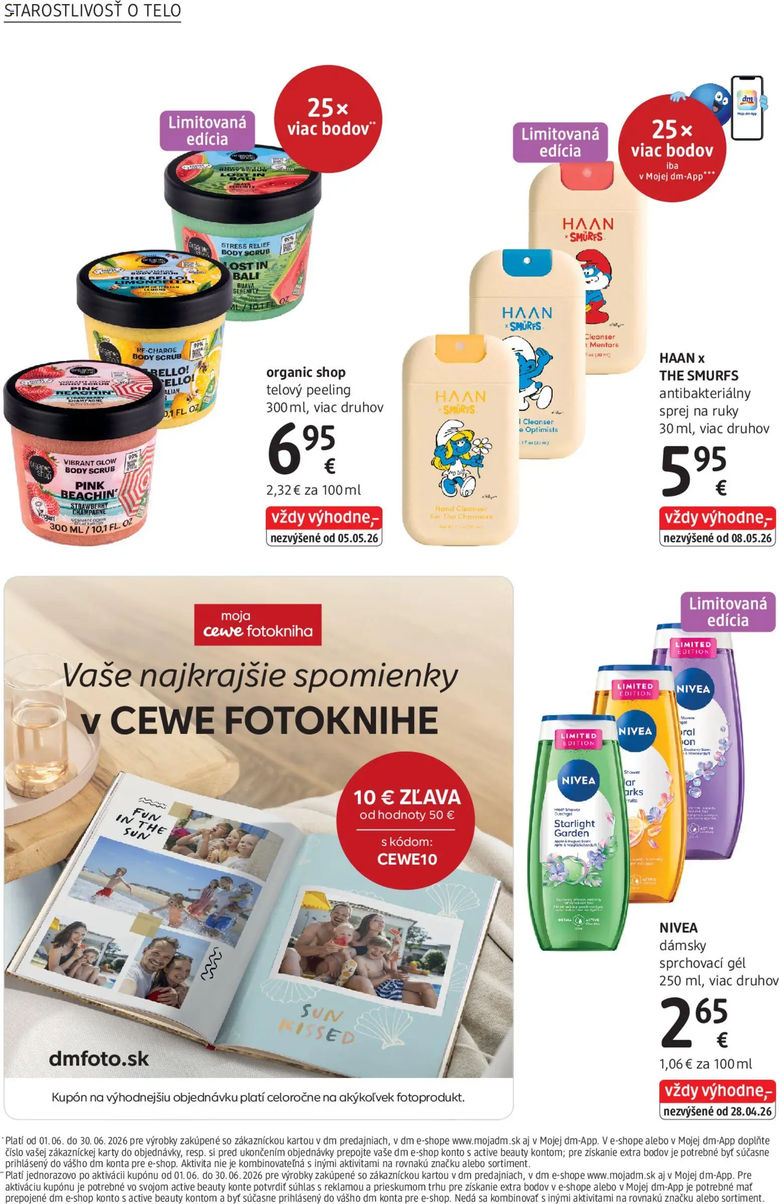 Nové dm drogerie akcie – leták je platný od 01.06.2026 | Strana: 12 | Produkty: Nivea, Peeling