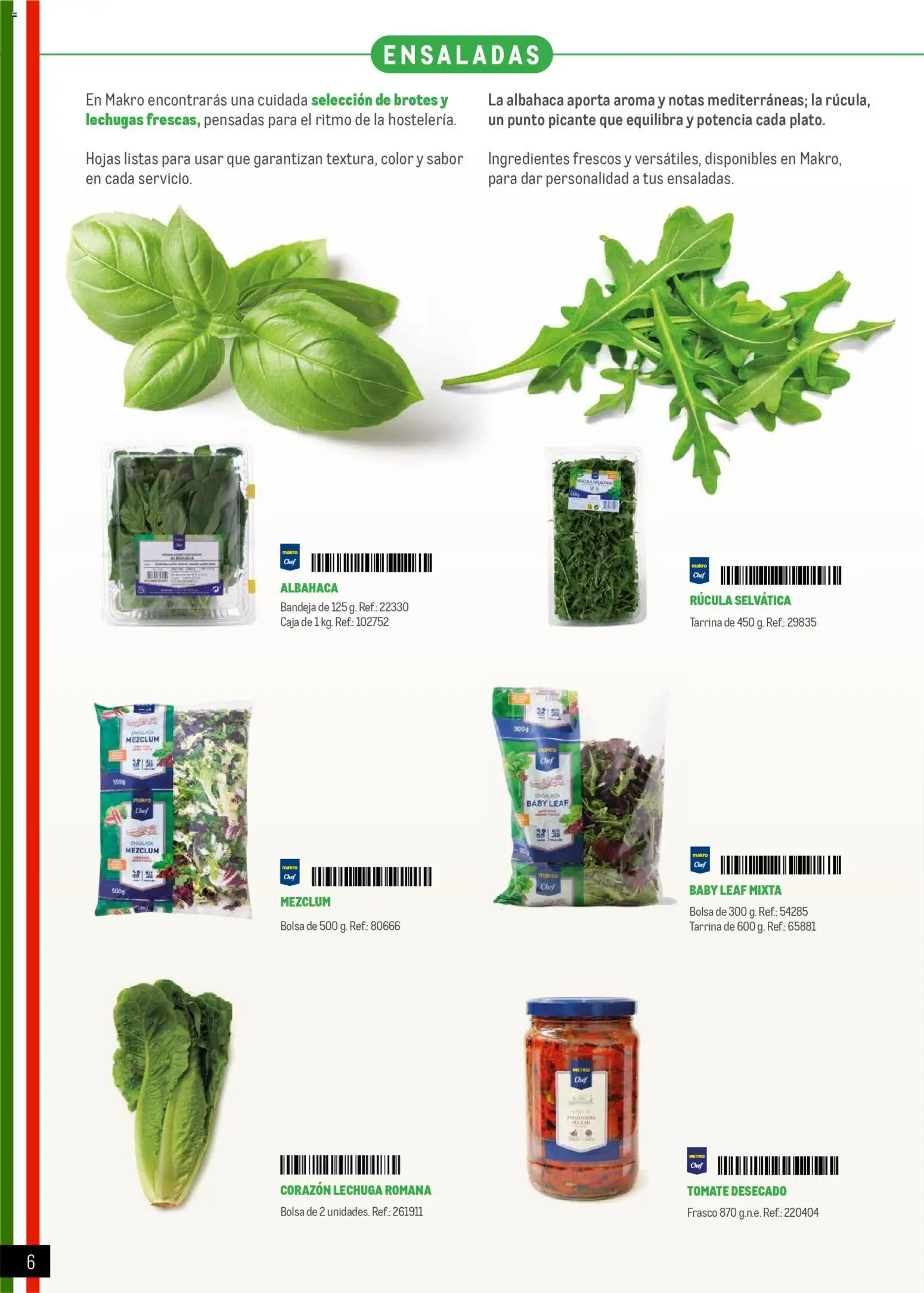 Makro Restaurantes italianos Prat │ válido desde el 27.03.2026 | Página: 6 | Productos: Κρεμάστρα, Bolsa, Bandeja, Caja