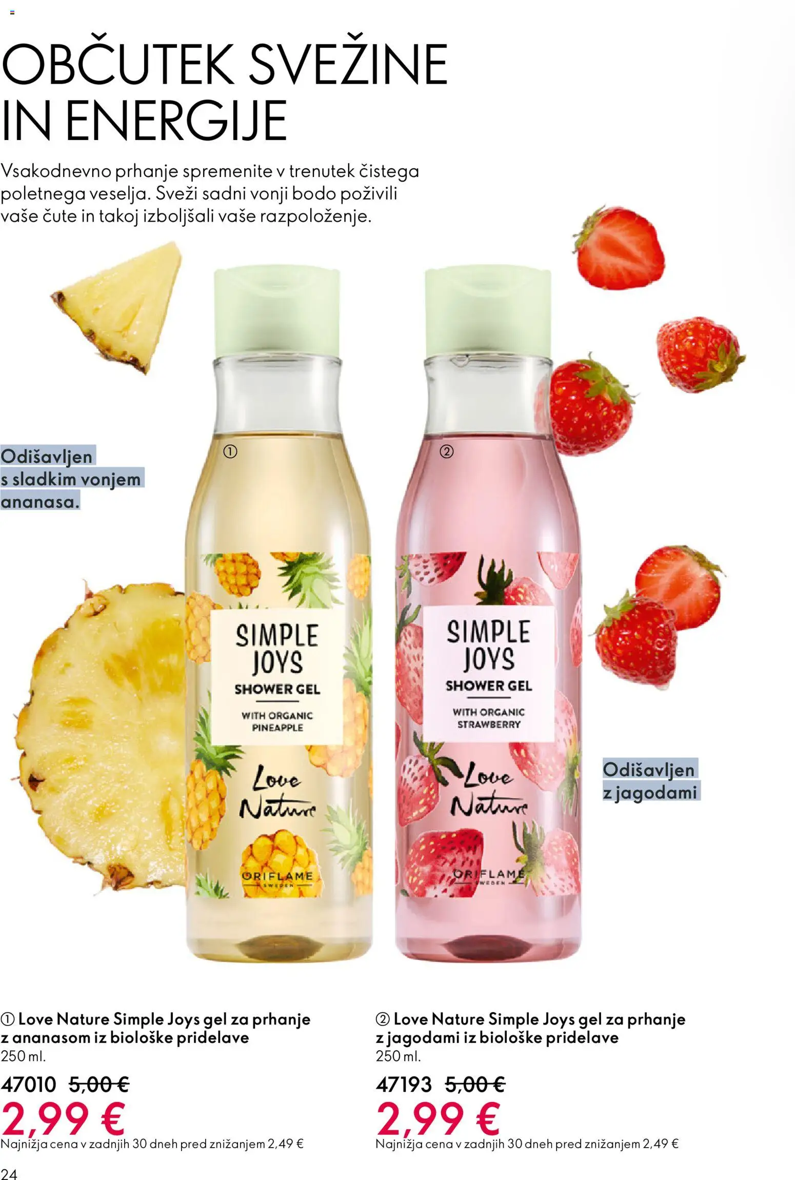 Novi Oriflame katalog ponudbe – veljaven od 03.06.2026 | Stran: 24 | Izdelki: Gel za prhanje