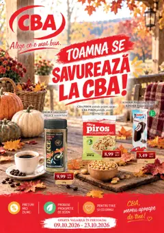 Ofertele CBA valabile de la 09.10.2026