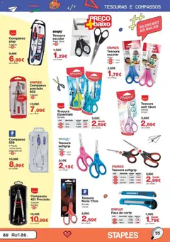 Pré-visualização Staples Regresso às Aulas 2026 válido de 17/08/2026 | Página: 55 | Produtos: Faca
