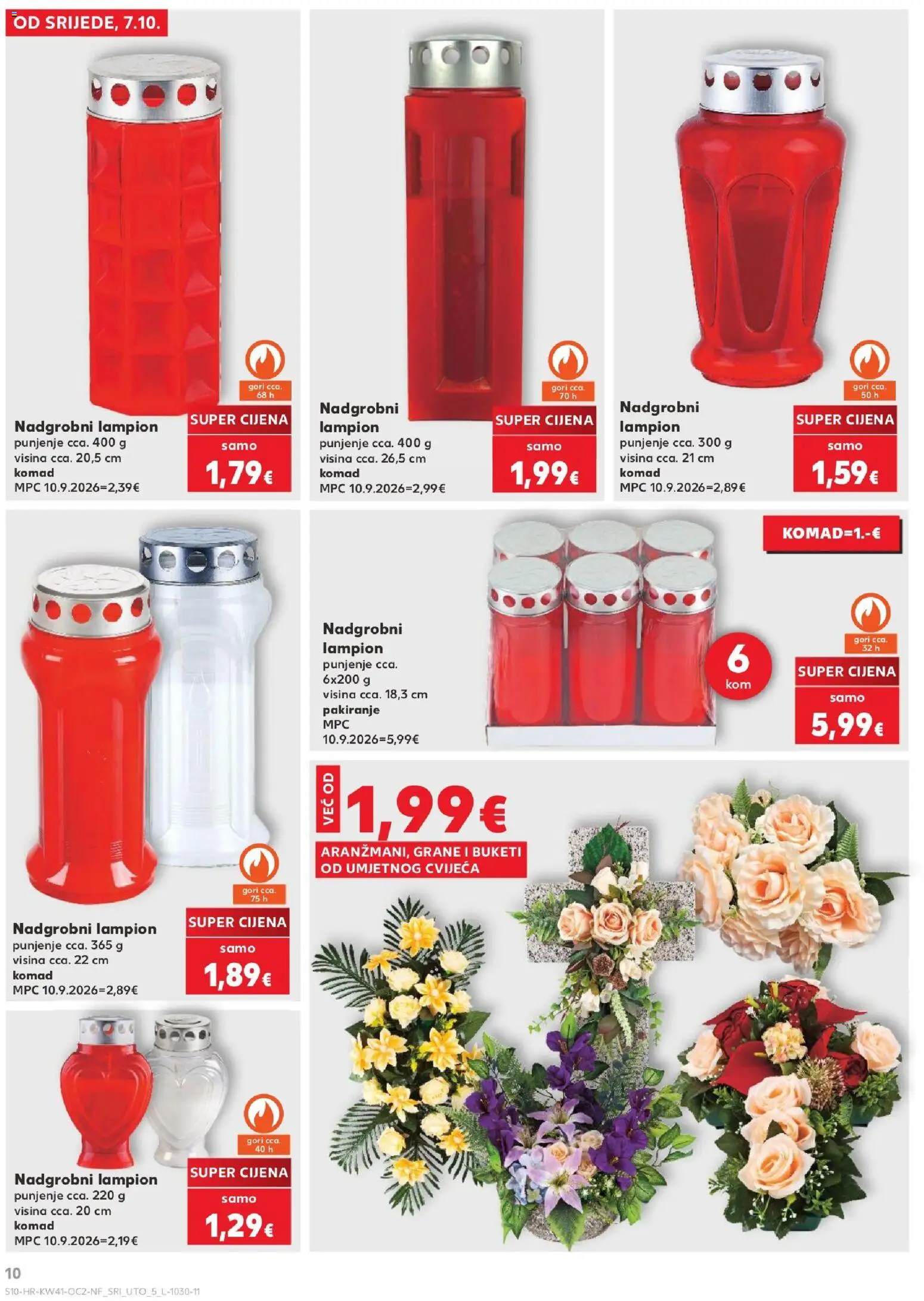 Kaufland katalog | vrijedi od 07.10.2026 | Stranica: 10 | Proizvodi: Lampion