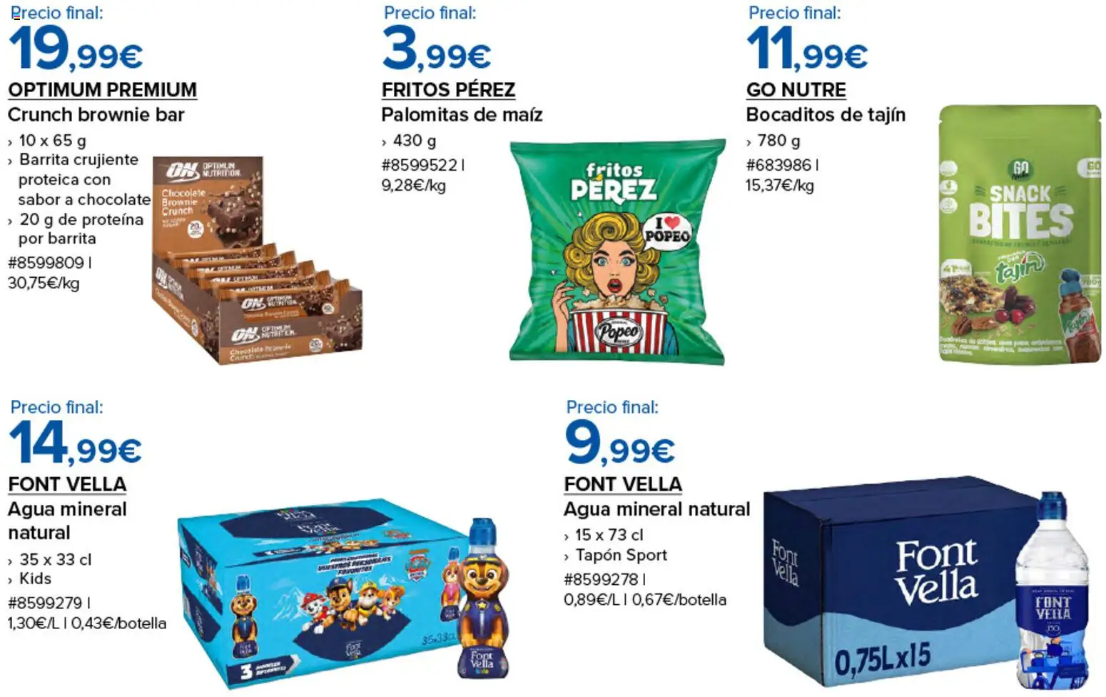 Costco catálogo │ válido desde el 04.06.2026 | Página: 4 | Productos: Chocolate, Agua mineral
