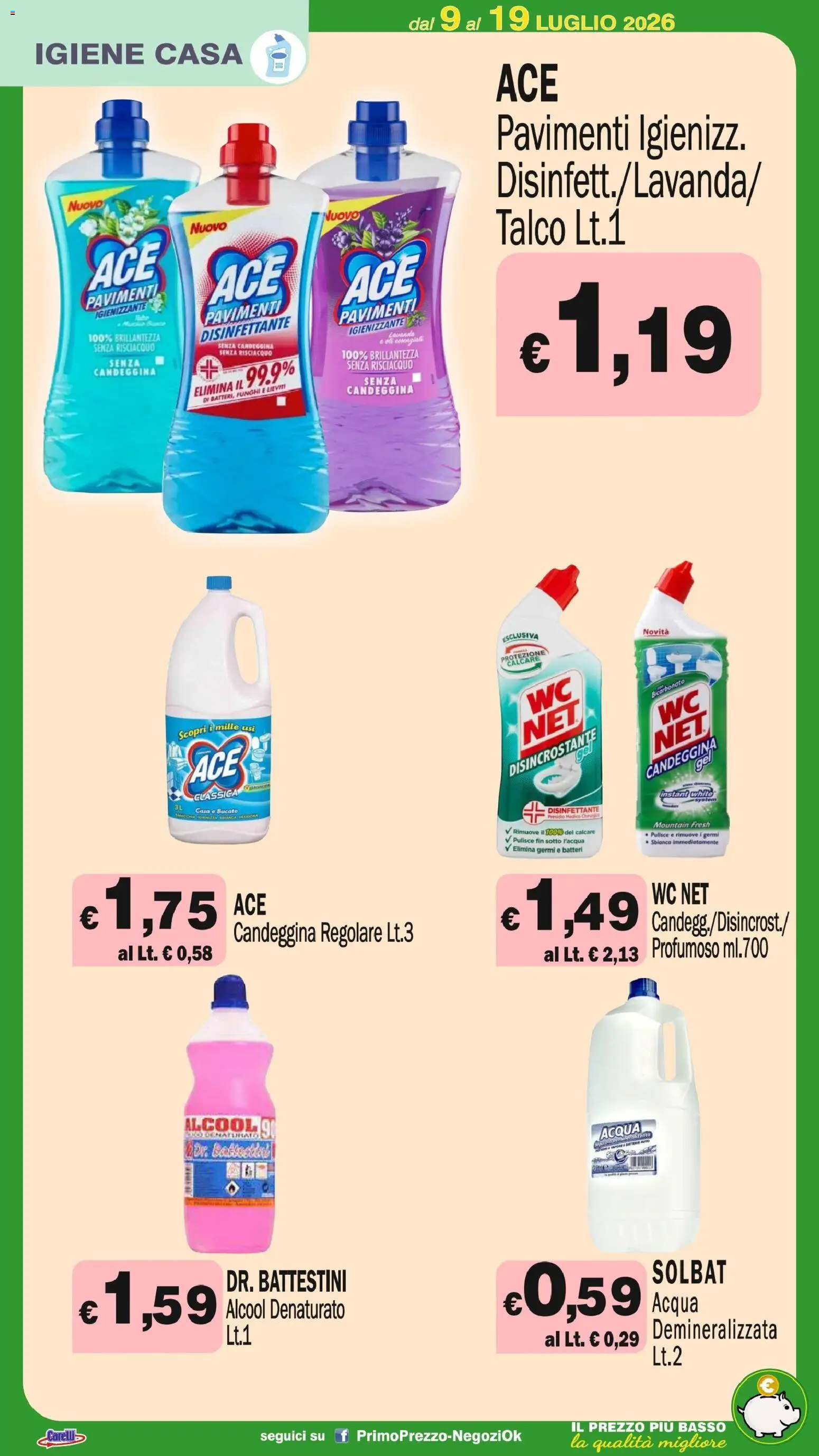 Volantino Primo Prezzo del 09/07/2026 | Pagina: 23