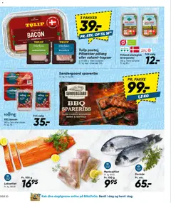 Bilka - Tilbudsavis uge 25 gyldig fra 12.06.2026 | Side: 28 | Produkter: Fisk, Leverpostej, Bacon, Hamburgerryg