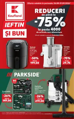 Ofertele Kaufland valabile de la 26.08.2026