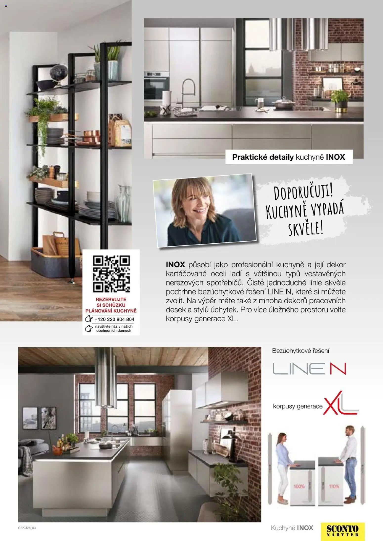 Sconto nábytek katalog - Kuchyně na míru od 06.01.2026 | Strana: 83 | Produkty: Nábytek, Kuchyně