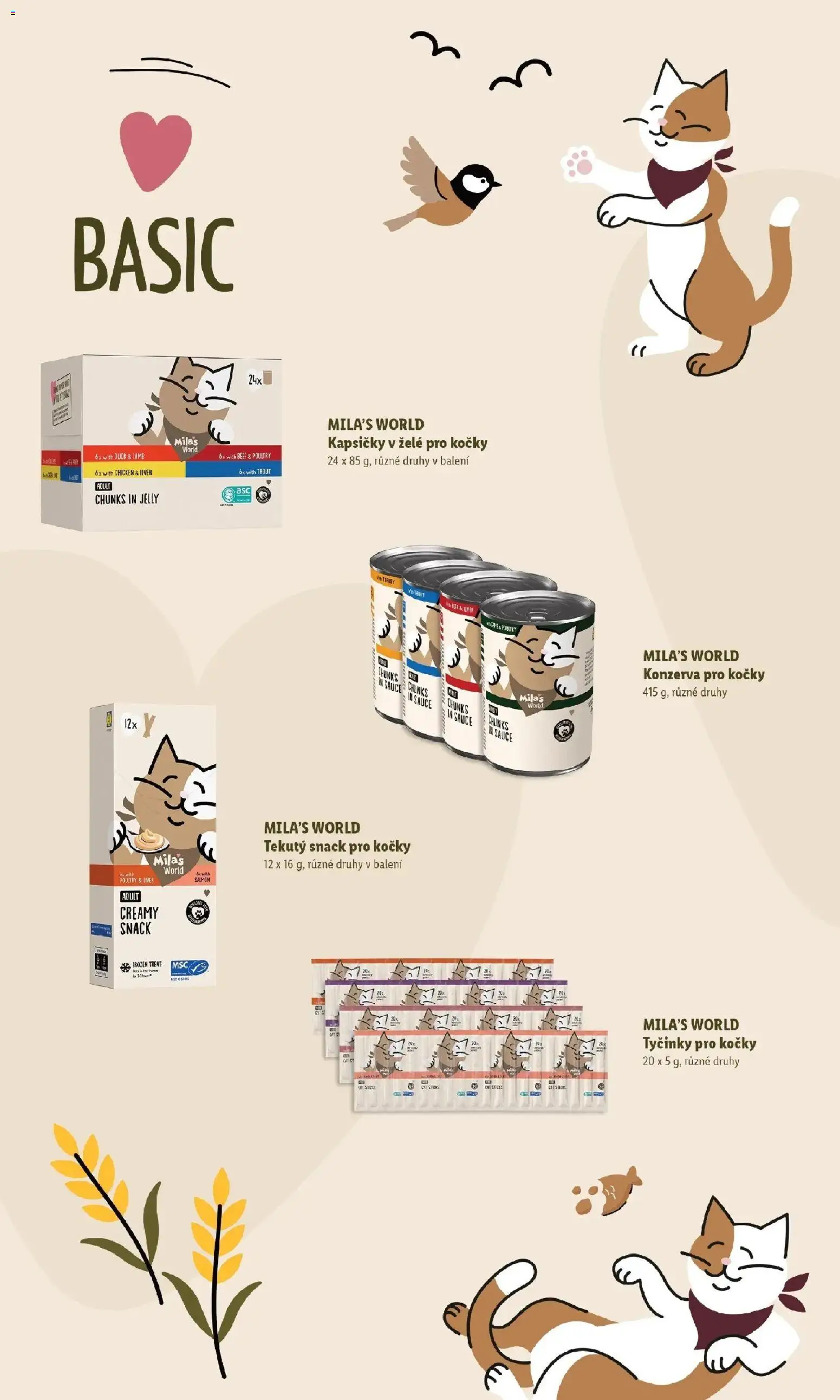 Lidl leták od 12.10.2026 - Nový akční leták | Strana: 9 | Produkty: Tyčinky, Konzerva pro kočky, Kapsičky