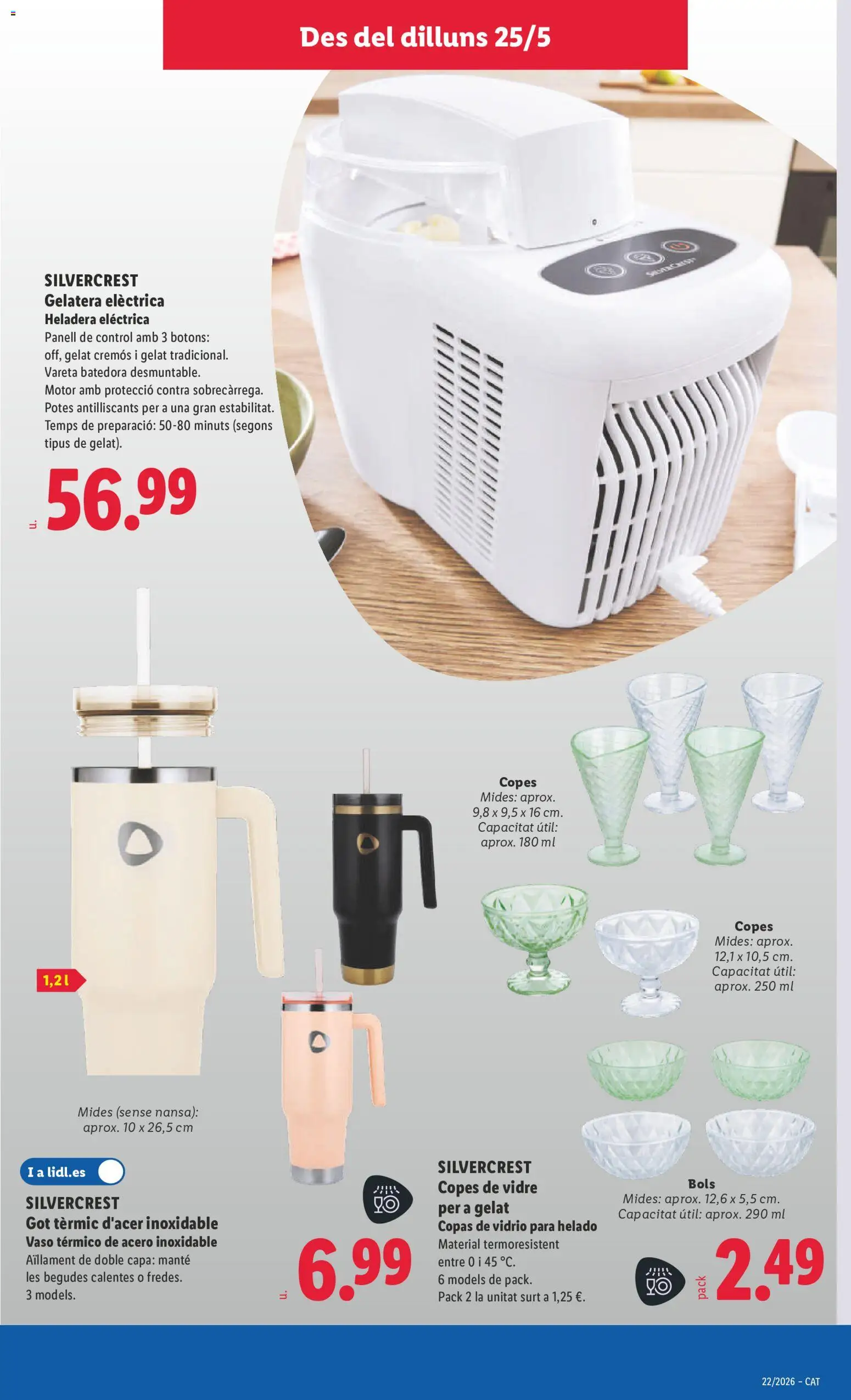 Lidl folleto de bazar │ válido desde el 25.05.2026 | Página: 11 | Productos: Helado