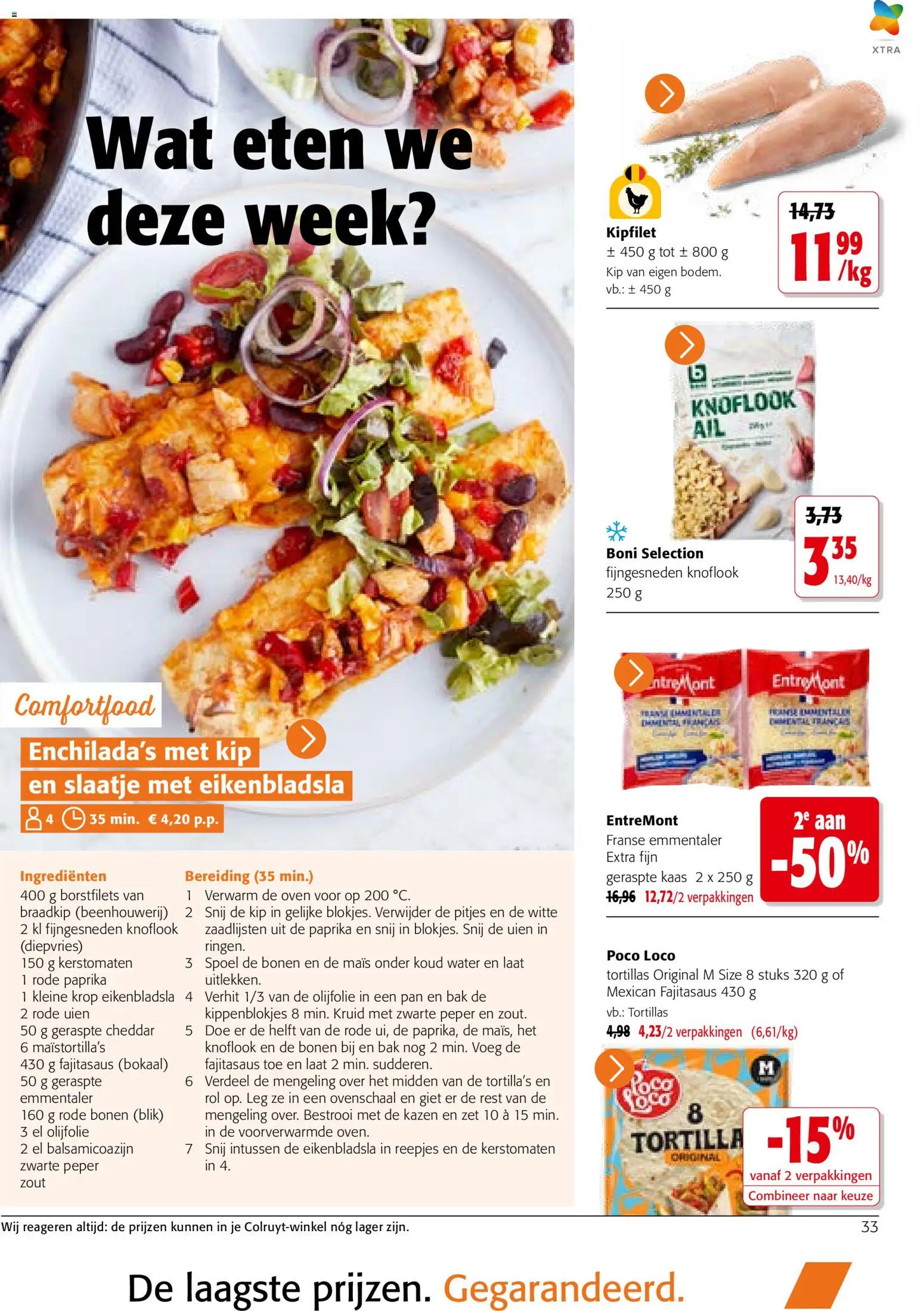 {H1} | Pagina: 33 | Producten: Oven, Cheddar, Zwarte Peper, Peper
