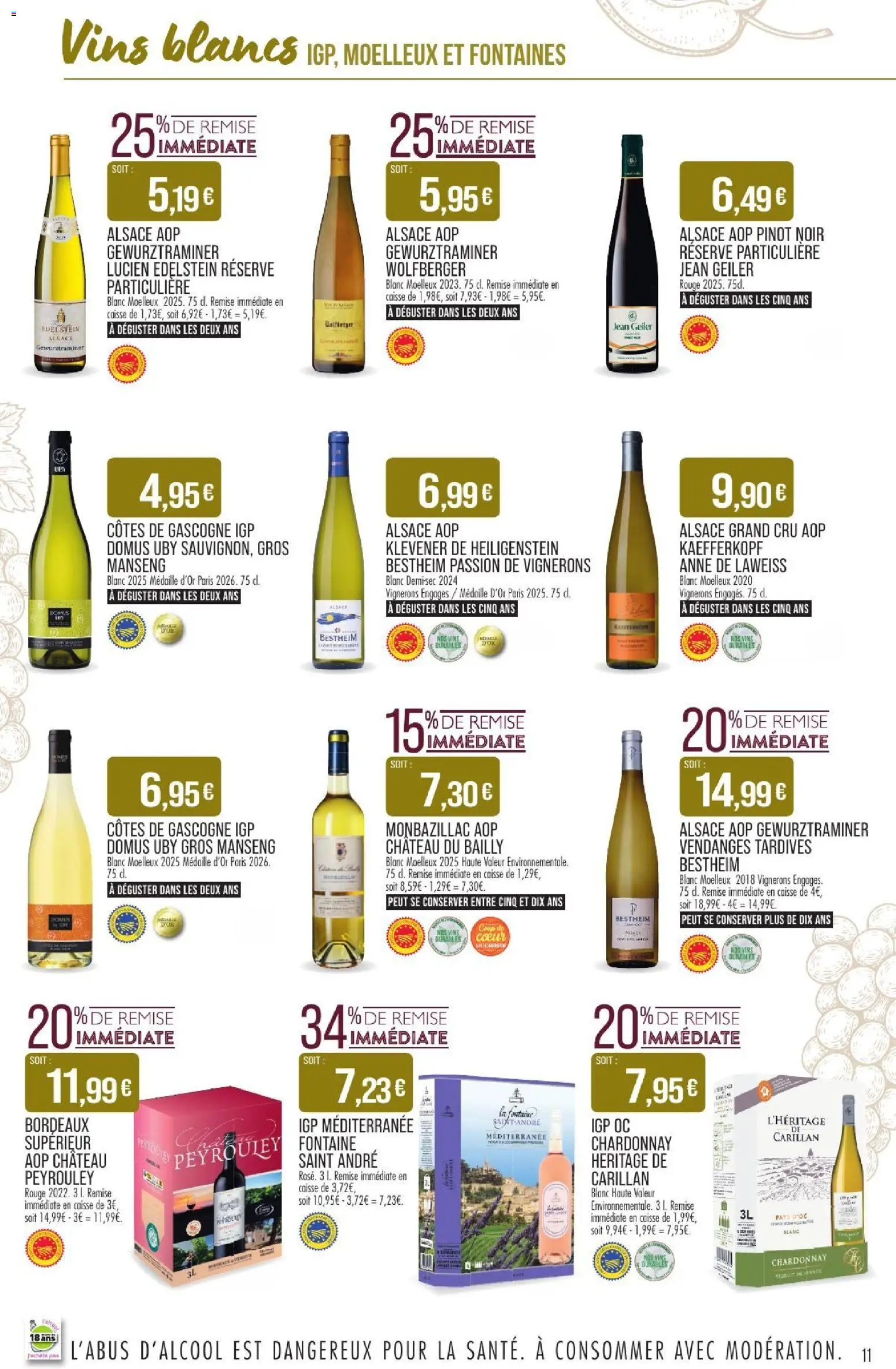{H1} | Page: 11 | Produits: Pinot noir, Jean, Vendanges tardives, Blanc moelleux