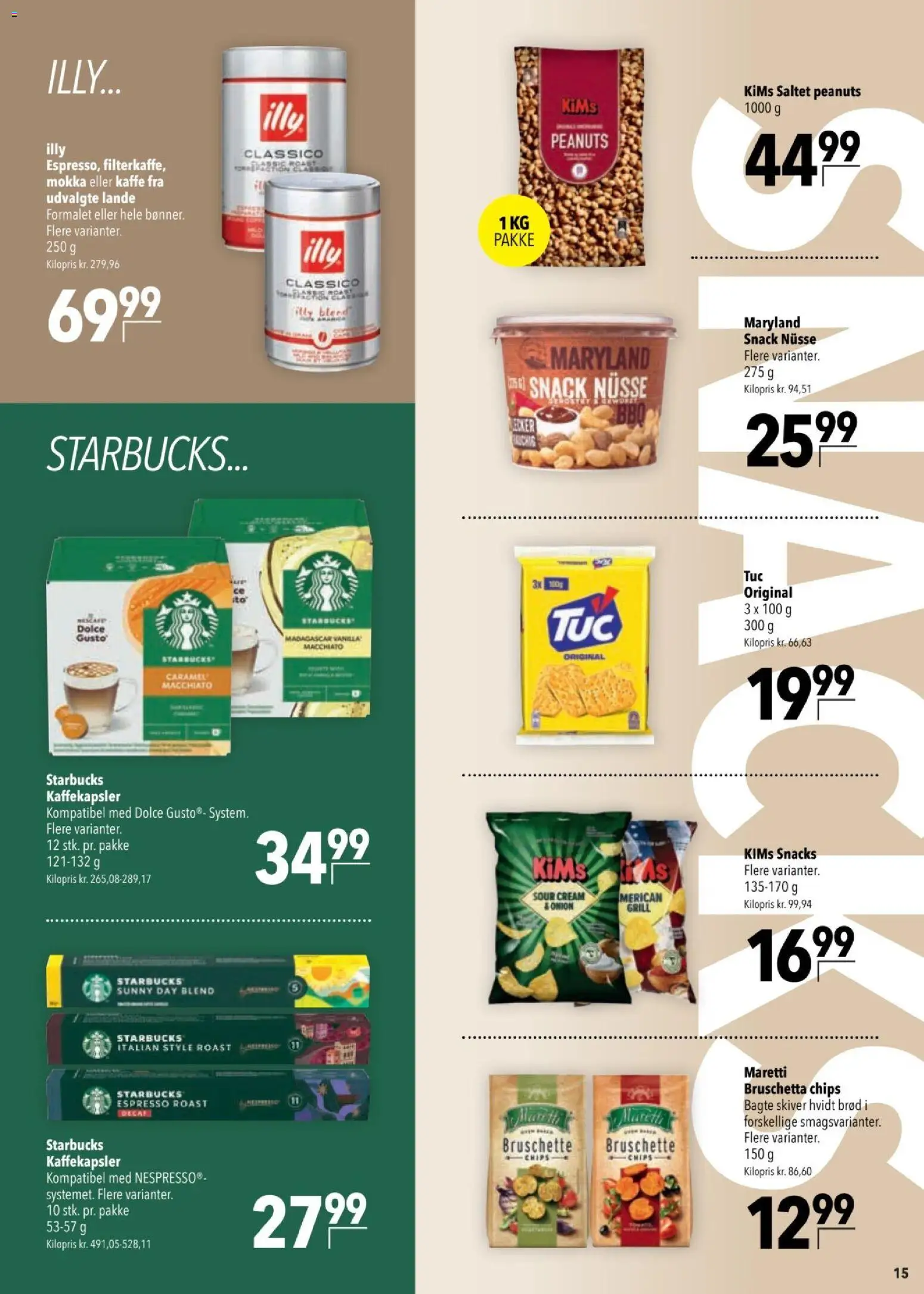 CITTI tilbudsavis – gyldig fra 25/03/2026 | Side: 15 | Produkter: Brød, Chips, Peanuts, Snacks