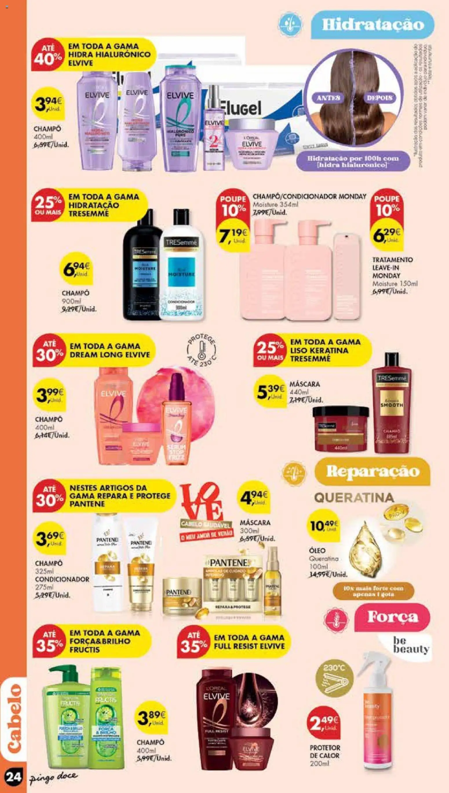 Pingo Doce Poupe Esta Semana Madeira │ válido de 18/08/2026 | Página: 24 | Produtos: Champô, Condicionador, Óleo
