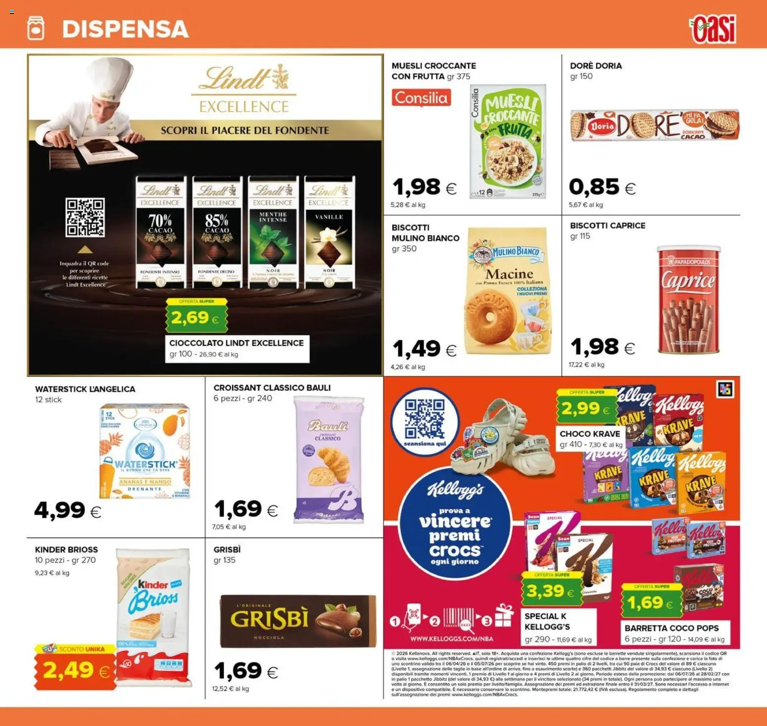 Volantino Oasi del 18.06.2026 | Pagina: 17 | Prodotti: Muesli, Ananas, Barretta, Croissant