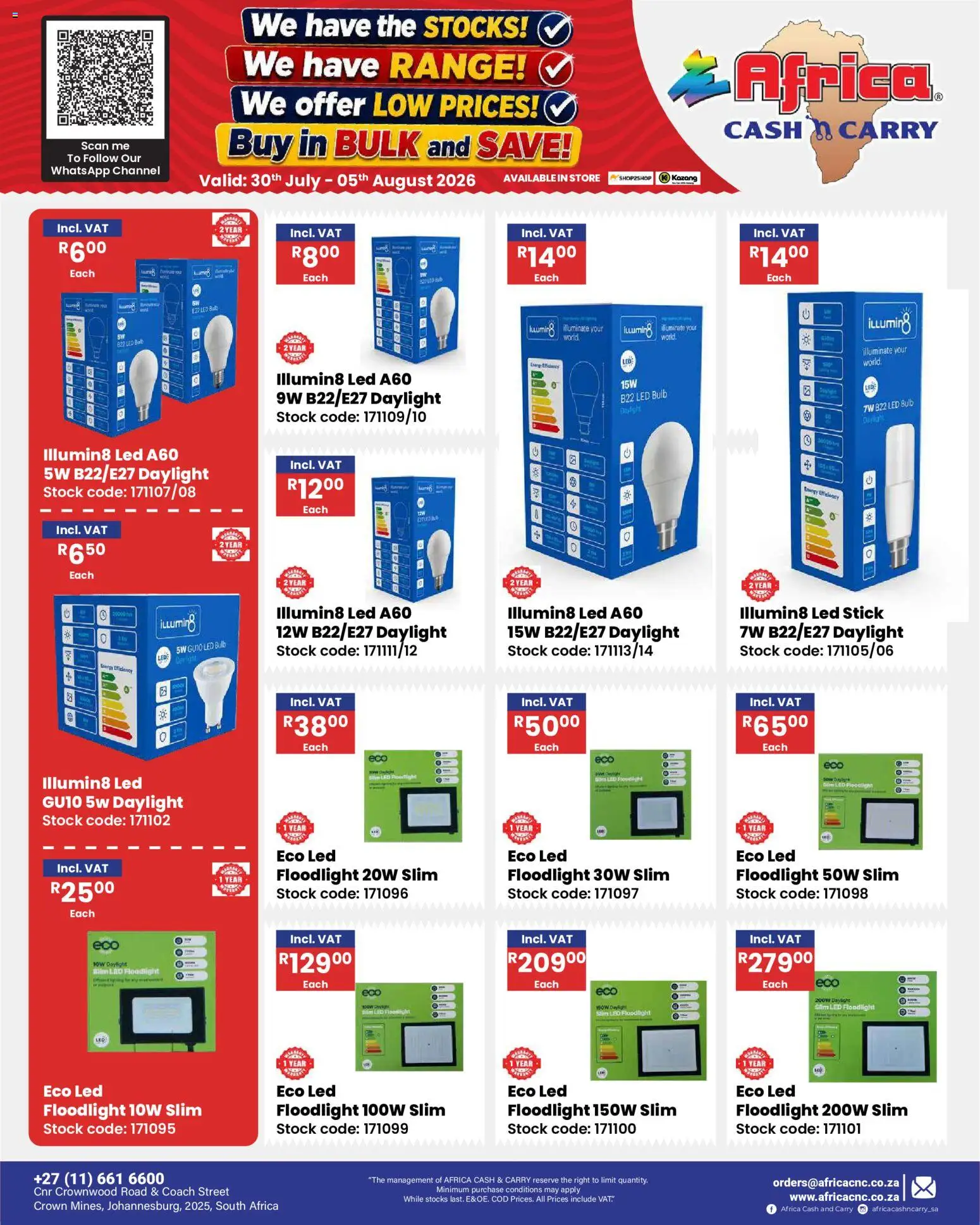 New Africa Cash & Carry catalogue – valid from 30/07/2026 | Page: 38