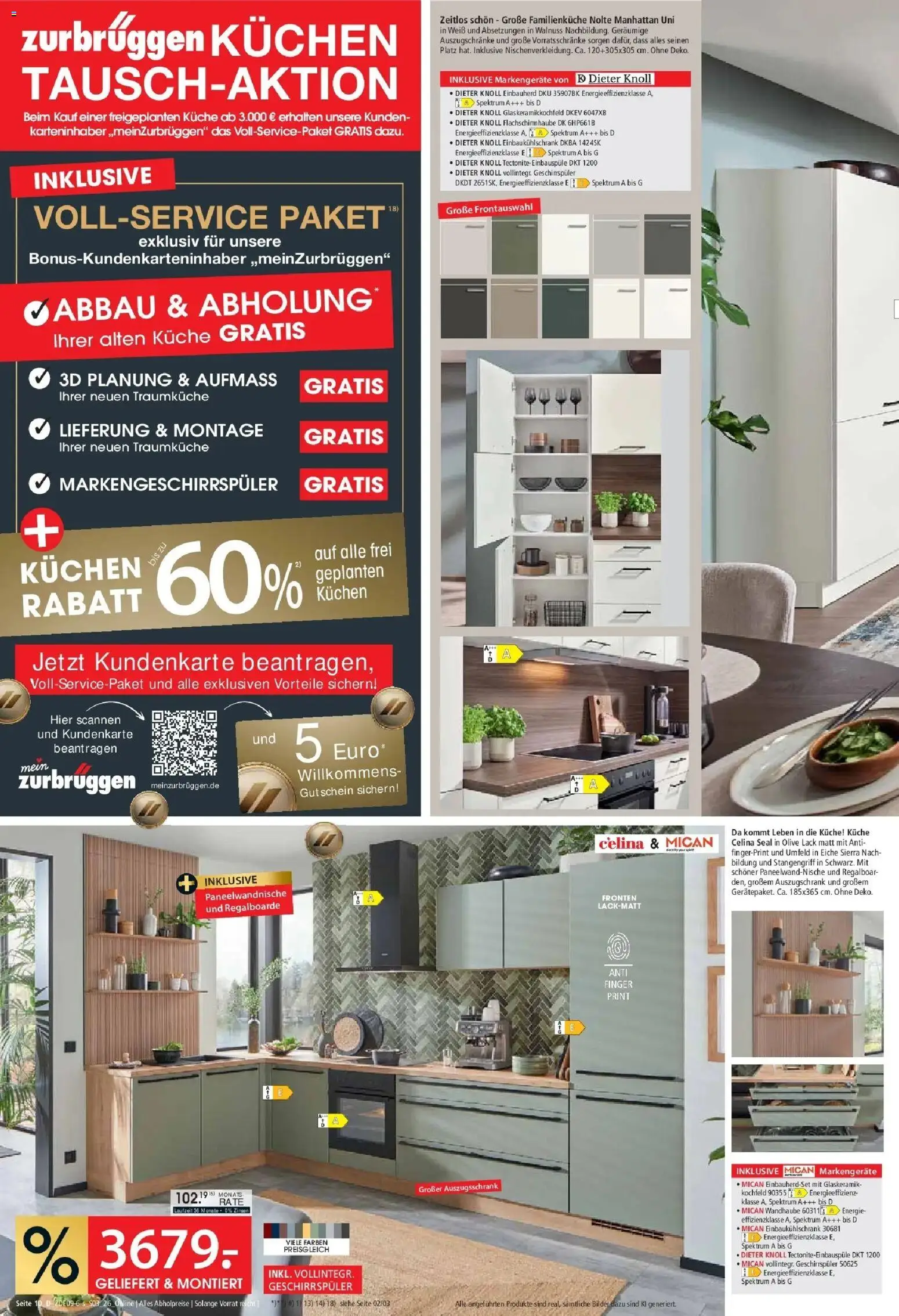 Zurbrüggen Prime Shopping week (ab 05.09.2026) zum Blättern | Seite: 22 | Produkte: Geschirrspüler, Küche, Kochfeld, Bilder
