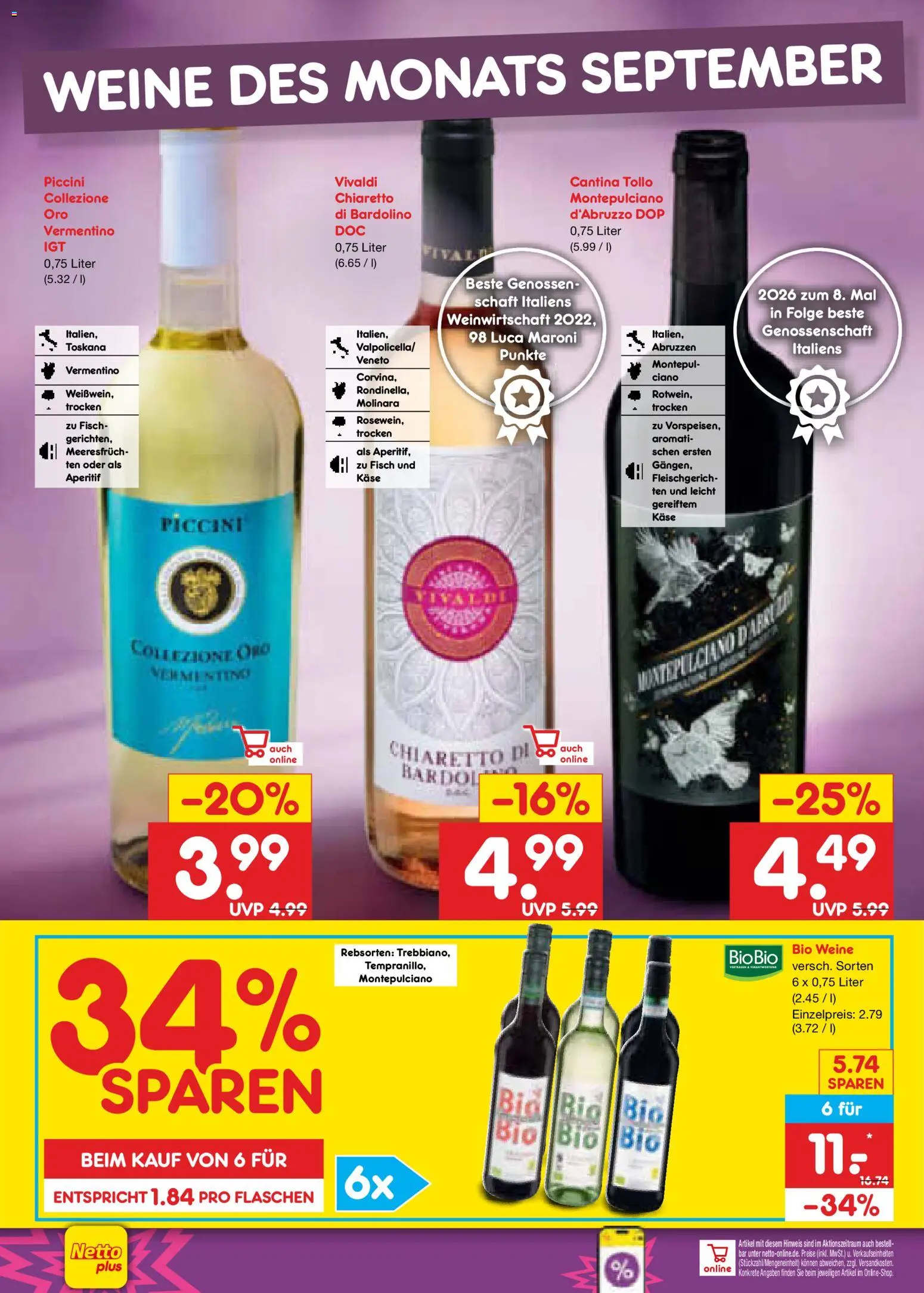 Netto Marken-Discount Prospekt – gültig ab 07.09.2026 | Seite: 56 | Produkte: Käse, Fisch